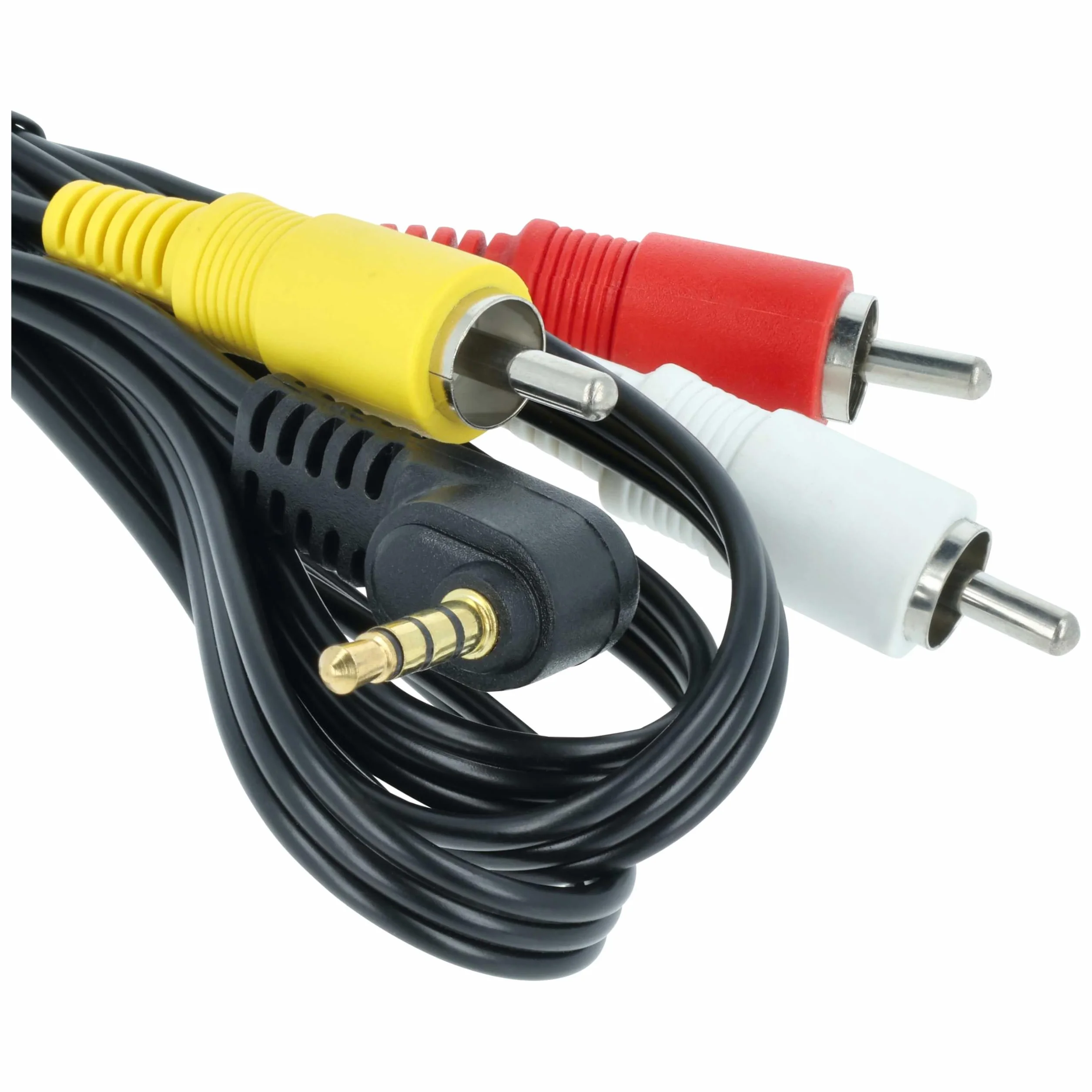 vhbw Audio Video AV kabel kompozytowy pasujący do Sony DCR-TRV12E, DCR-TRV14, DCR-TRV140, DCR-TRV140E, DCR-TRV145 kamery, aparat cyfrowy
