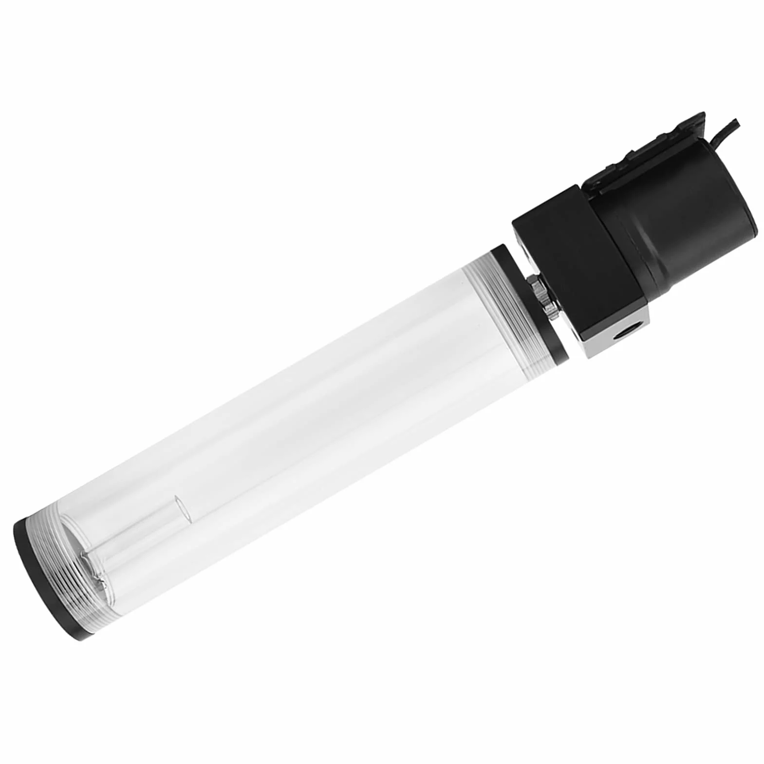 Zbiornik chłodzący wodę z pompą, Bewinner 12 V, 800 l/h, wodoodporny zbiornik na wodę i pompa G1/4, akrylowy komputer, DIY, zbiornik cylindra do chłodzenia wody, pompa 19 W, 210 mm