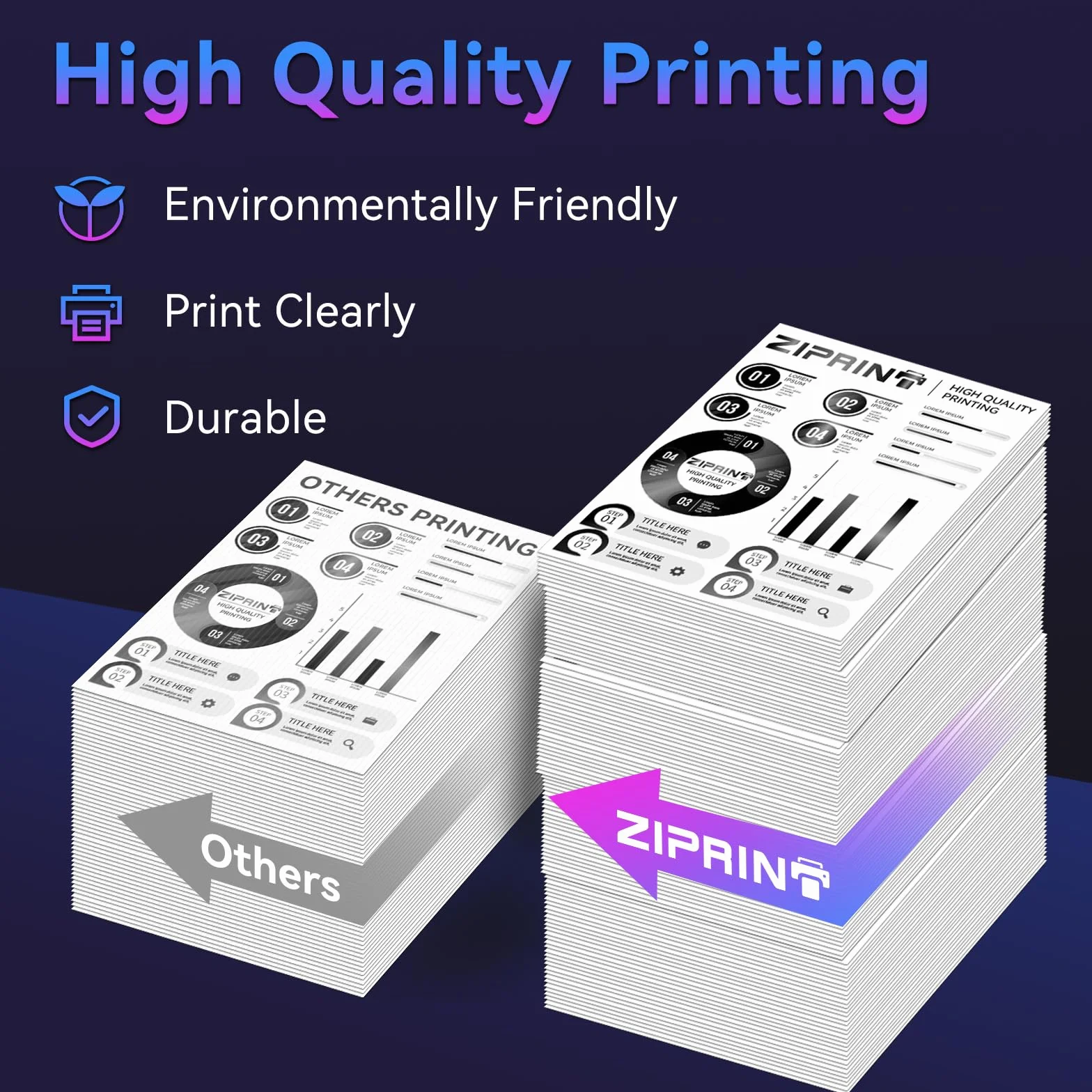 ZIPRINT 106a W1106a Toner kompatybilny z HP 106A do HP Laser 107w Toner | Kompatybilny z Hp laser MFP 135wg Toner 135a MFP 137fnw 137fwg 135w 107a 107r 135r (czarny-1P)