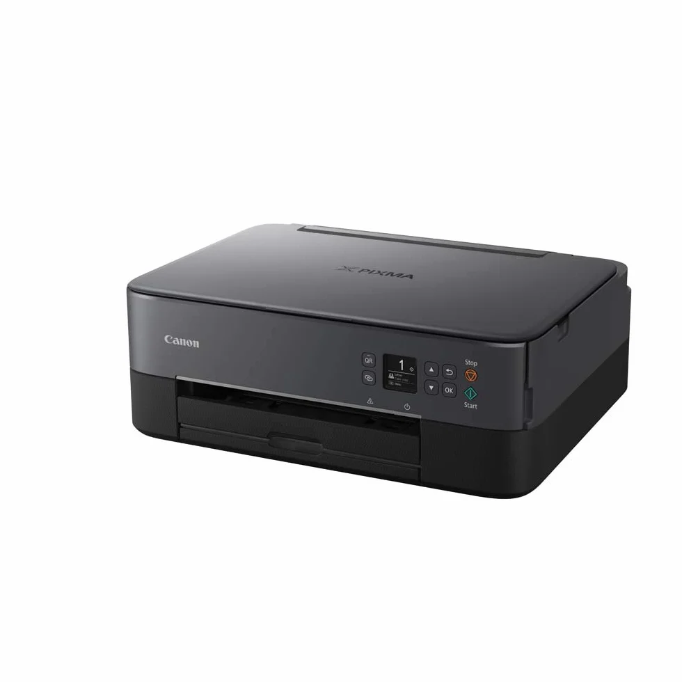 Canon PIXMA TS5350 kolorowa drukarka atramentowa, urządzenie wielofunkcyjne DIN A4 (skaner, kopiarka, OLED, 4800 x 1200 dpi, USB, Wi-Fi, druk dwustronny, 2 podajniki papieru), czarna
