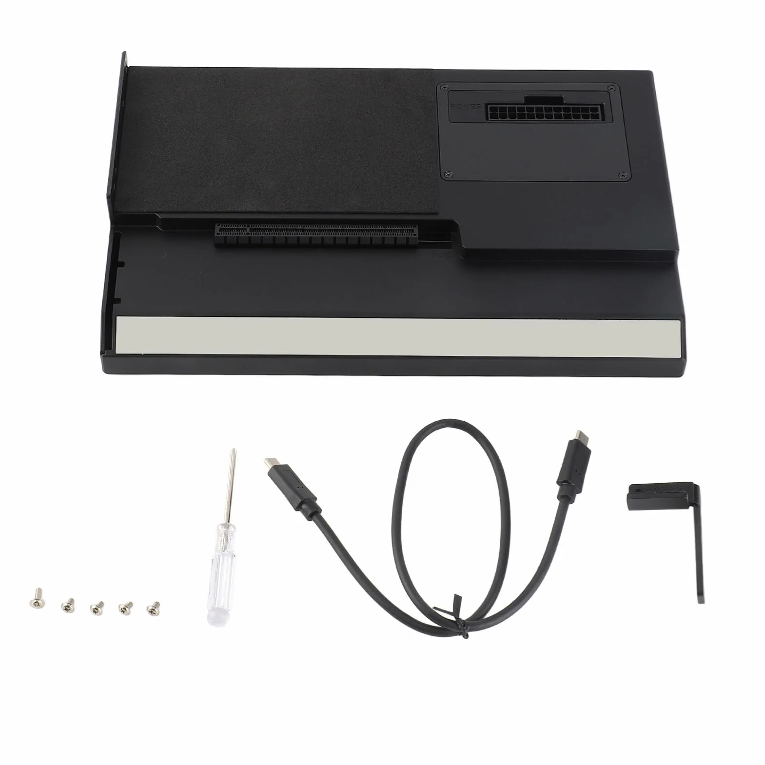 Generic Stacja Dokująca GPU z Transferem Danych USB 4.0 40 Gb/s do Laptopów i Konsol do Gier Stop Aluminium 253x162x41mm