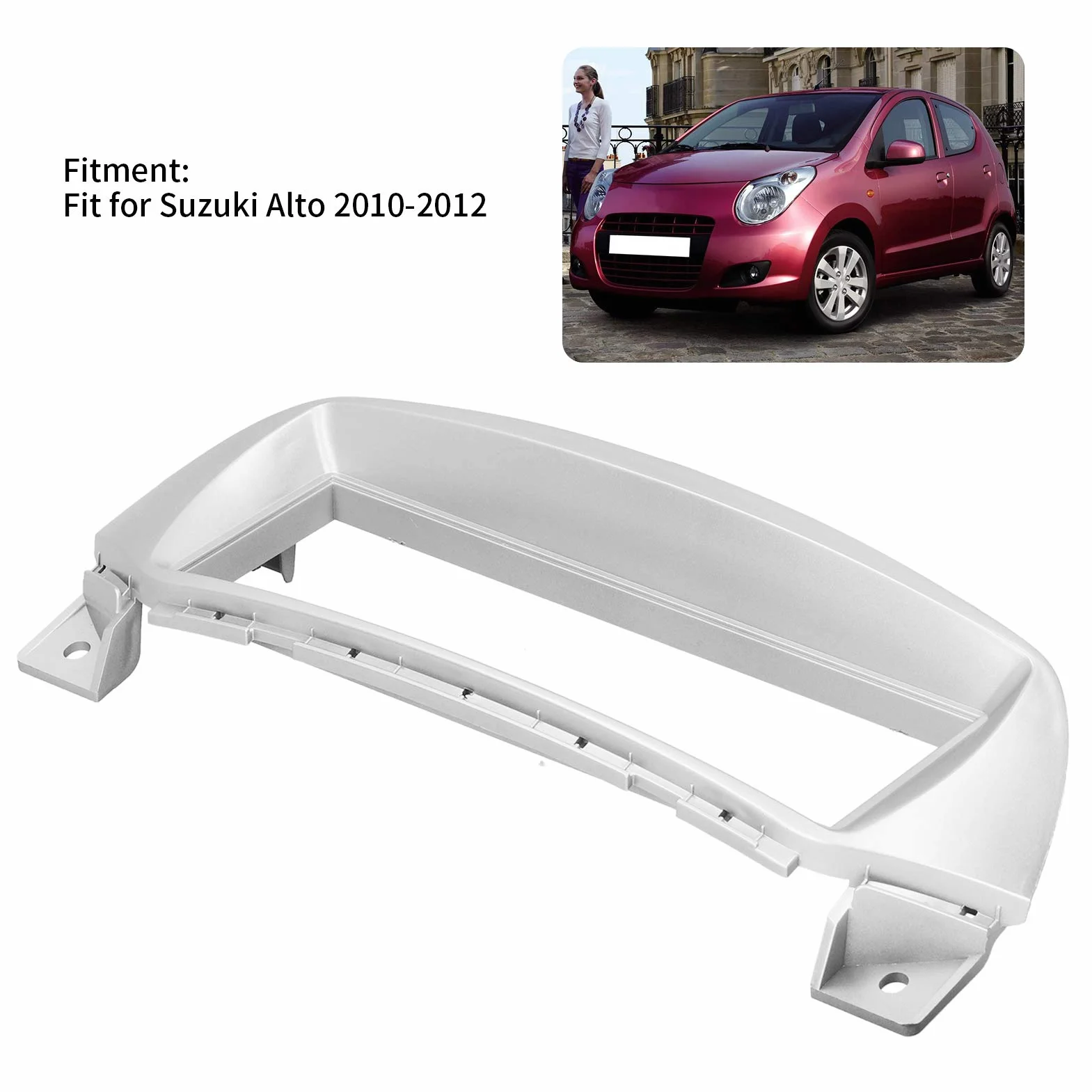 Suzuki Alt Ramka Panelu Odtwarzacza DVD Deska Rozdzielcza Stereofoniczna Akcesorium Pasuje do Alto 2010-2012