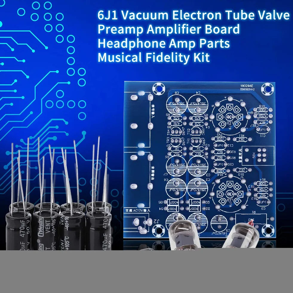 TOPINCN 6J1 Próżniowy zawór rurowy elektroronowy płytka przedwzmacniacza części wzmacniacza słuchawek Musical Fidelity Kit
