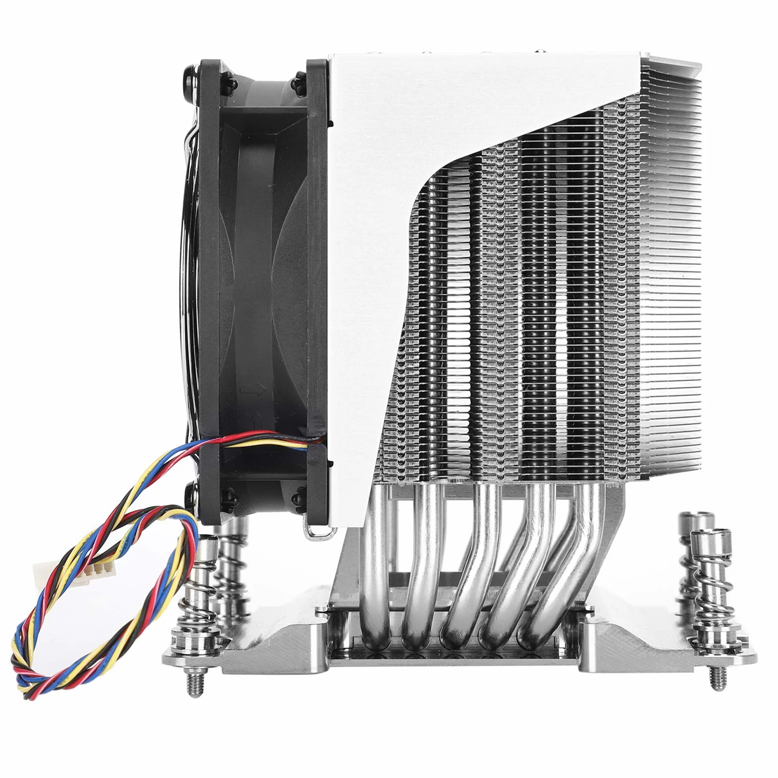 Chłodnica Procesora EPYC 7000 do Serwera H11 4U, Radiator 3800 Obr./min z Gniazdem SP3, Wyjątkowo Cichy Wentylator Chłodzący 38 DBA, wydajność Cieplna 180 W TDP dla Stacji Roboczej z Dwiema