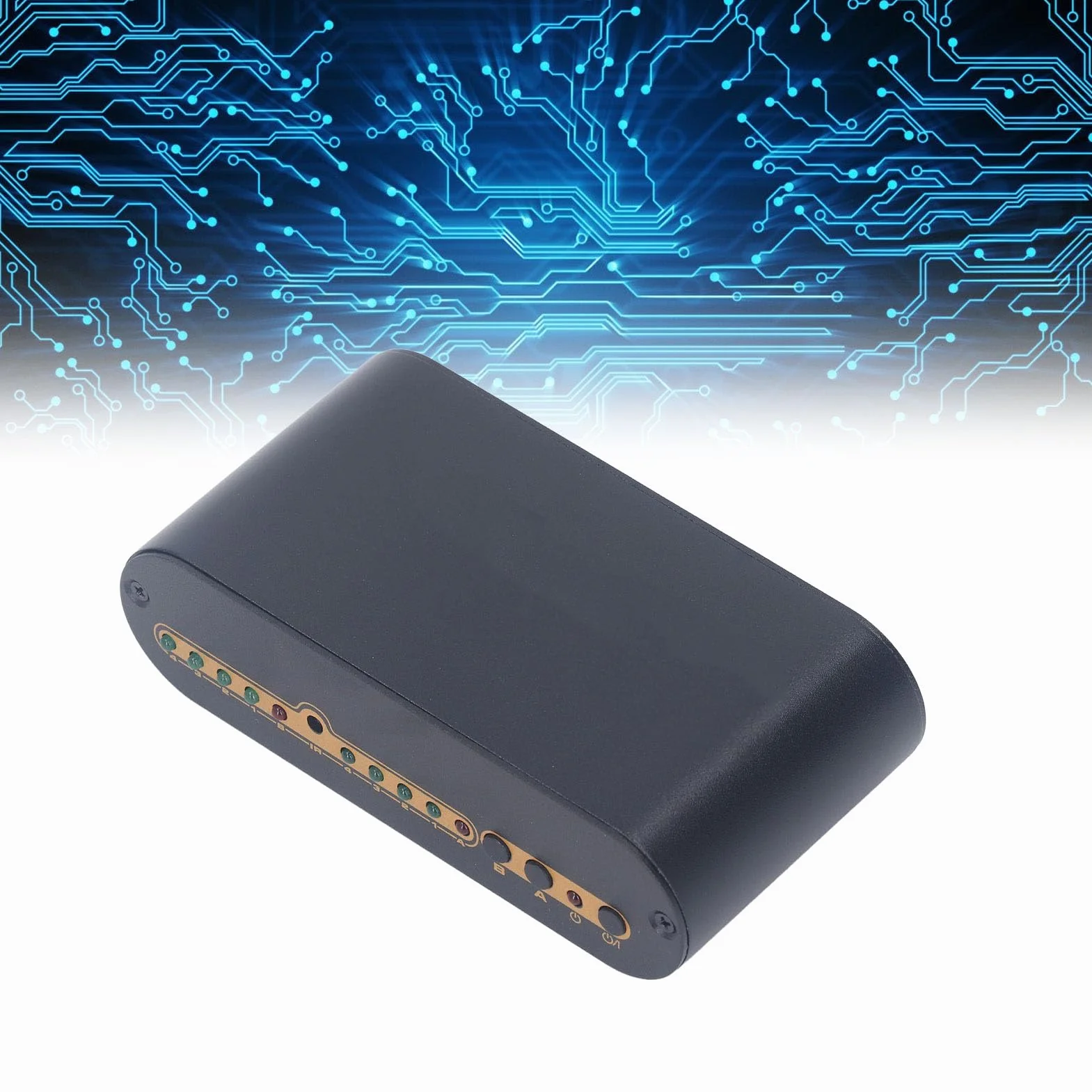 Cyfrowa Matryca SPDIF Toslink Digital Optical4x2, Cyfrowy Optyczny Przełącznik4x2 SPDIF Toslink Box z Pilotem na podczerwień (cztery Wejścia, Dwa wyjścia) (wtyczka UE)