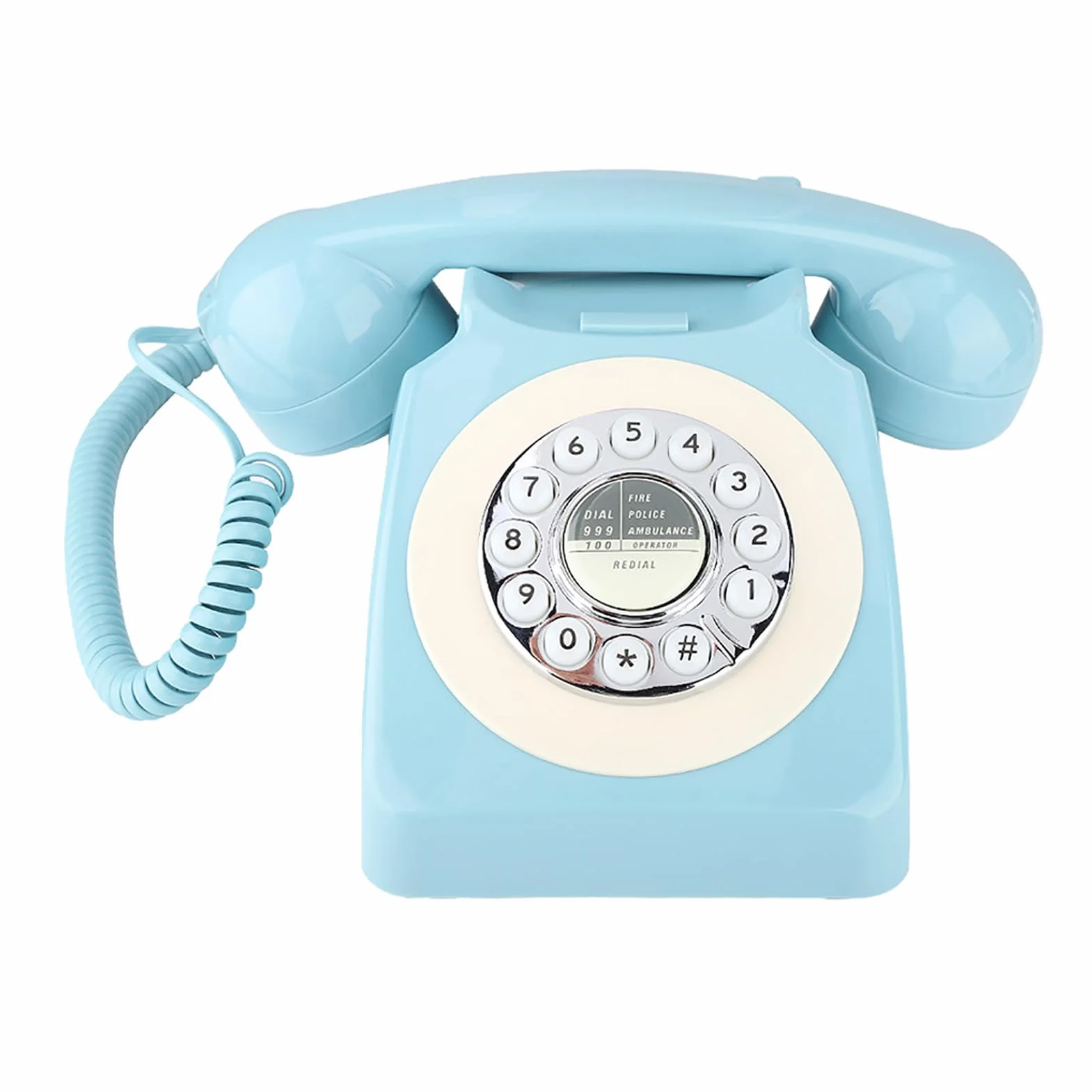 Yinhing Telefon Stacjonarny w Stylu Retro z Designem do Dekoracji Wnętrz Zakłócenia Elektromagnetyczne Zabytkowe Urządzenie Unikalny pomysł dla Kolekcjonerów i Entuzjastów