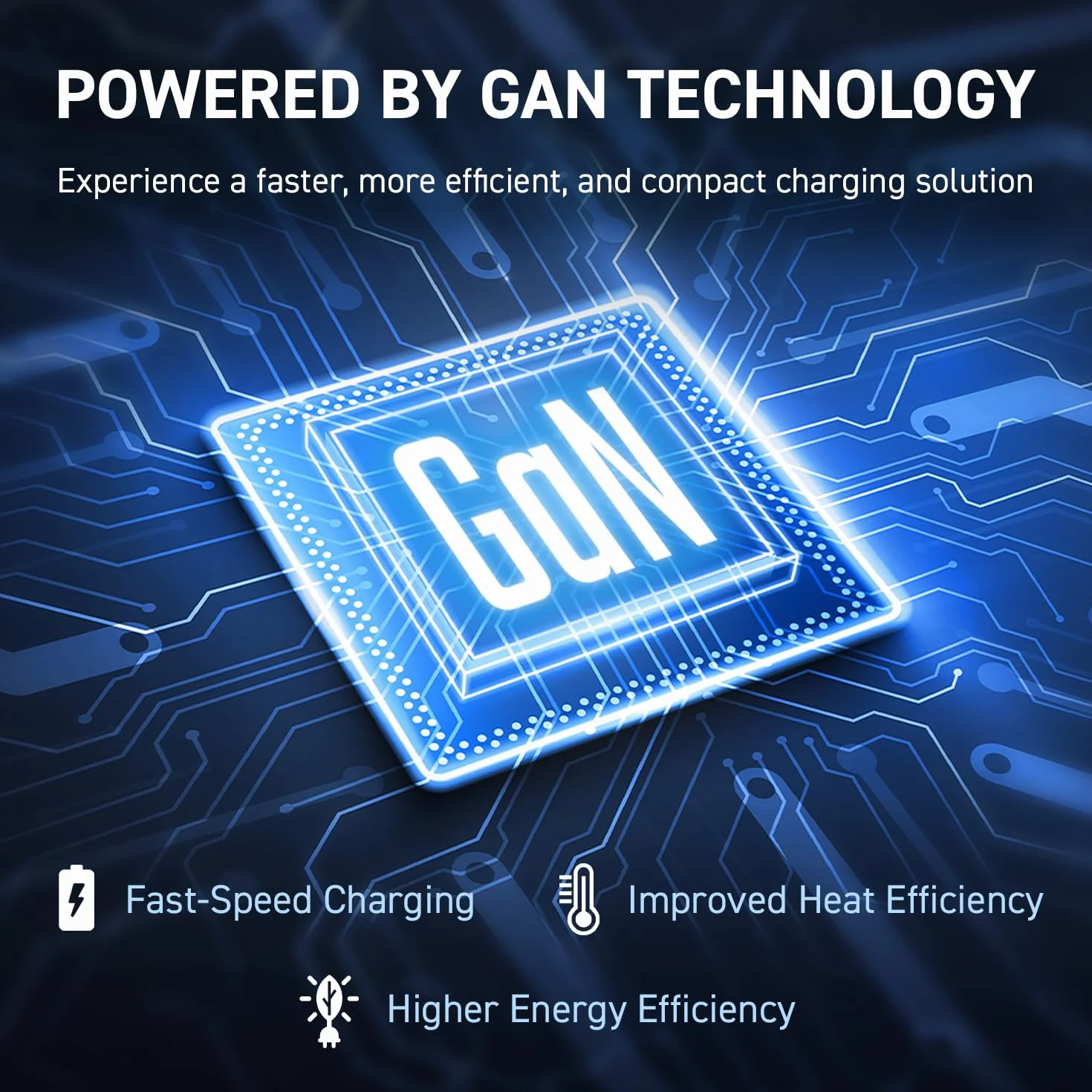 Creative 100 W GaN Charger 4-Port USB GaN Ładowarka ścienna z PPS, PD 3.0 i QC 4.0+ do telefonów i laptopów, w zestawie z wymienną wtyczką AC UE
