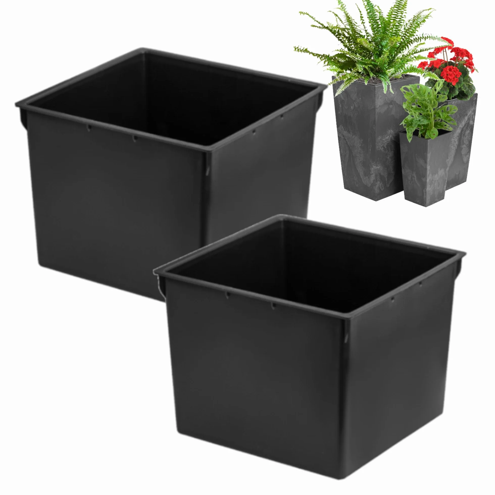 Prosperplast Wkład do doniczki kwadratowy 8 l 22x22x17 cm