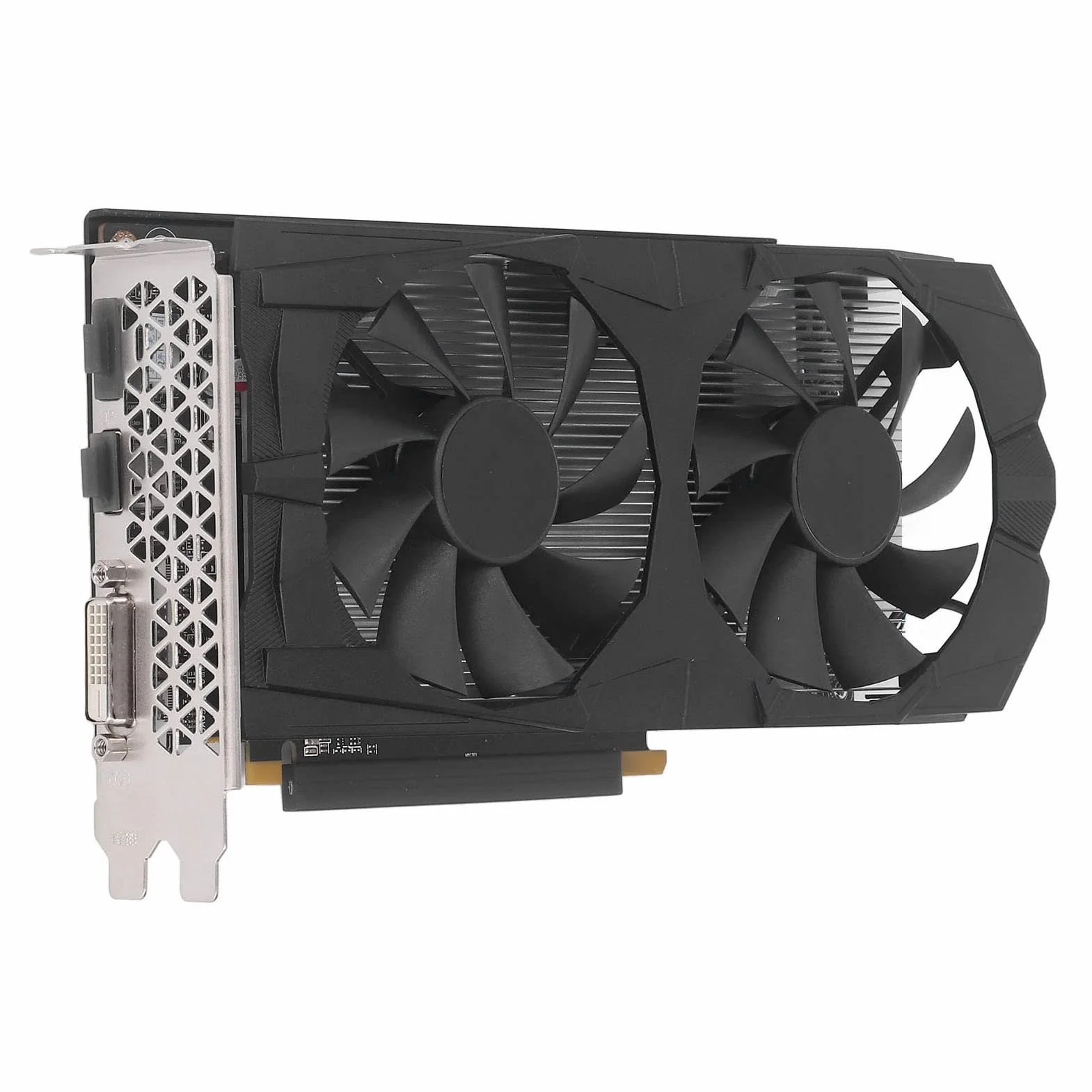 RX 580 karta graficzna, 256 bitów GDDR5 1284/1500 MHz PCI Express 3.0 karta graficzna dla graczy, HDMI DVI DP z dwoma wentylatorami chłodzącymi do biura i PC (RX580 8G D5)