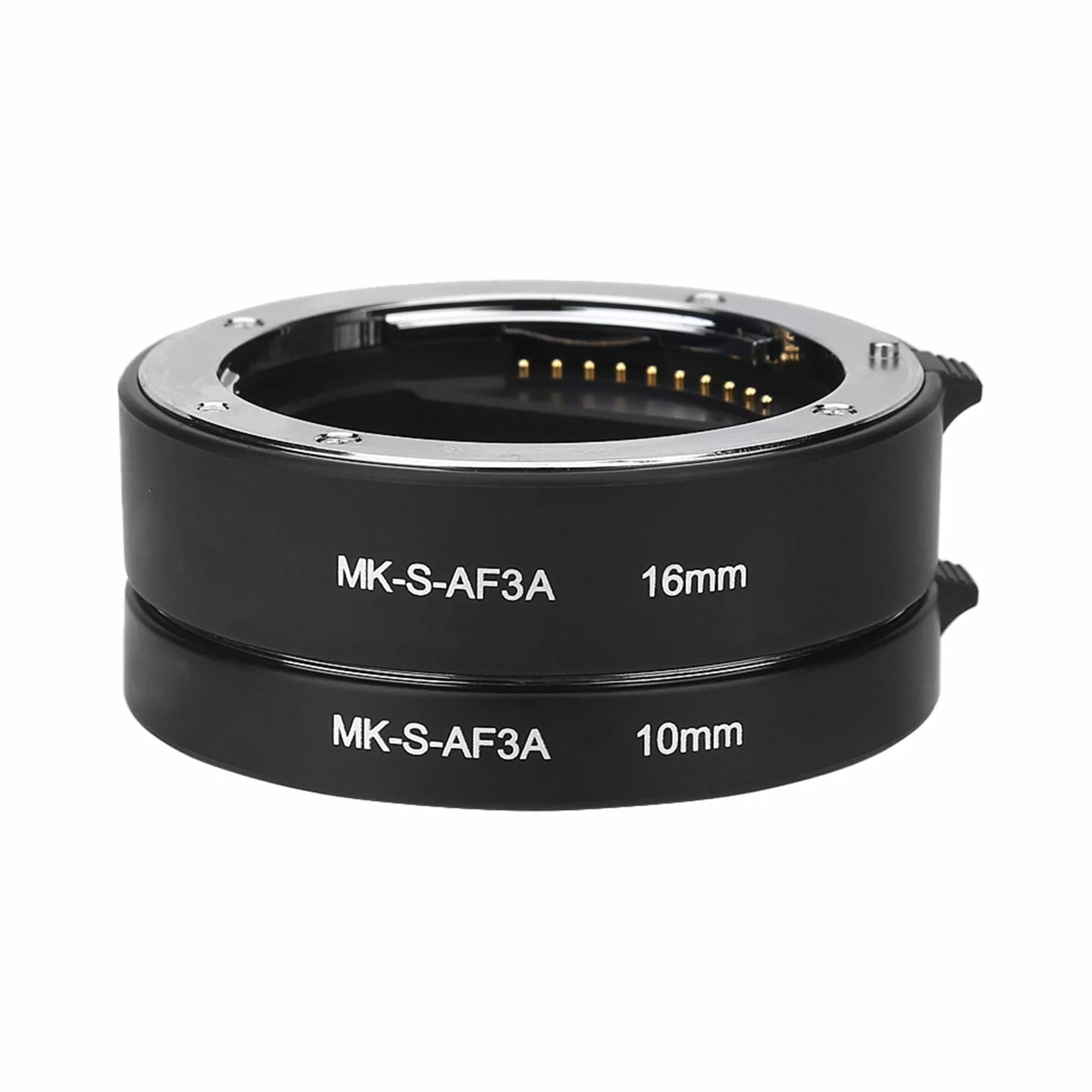 Zestaw pierścieni przedłużających EBTOOLS, automatyczny autofokus 10 mm 16 mm rurka przedłużająca makro Zestaw rur przedłużających obiektyw do serii Sony E / FE NEX3 NEX5 NEX6 NEX7 A5000 / A6000 / A7 / A7M2