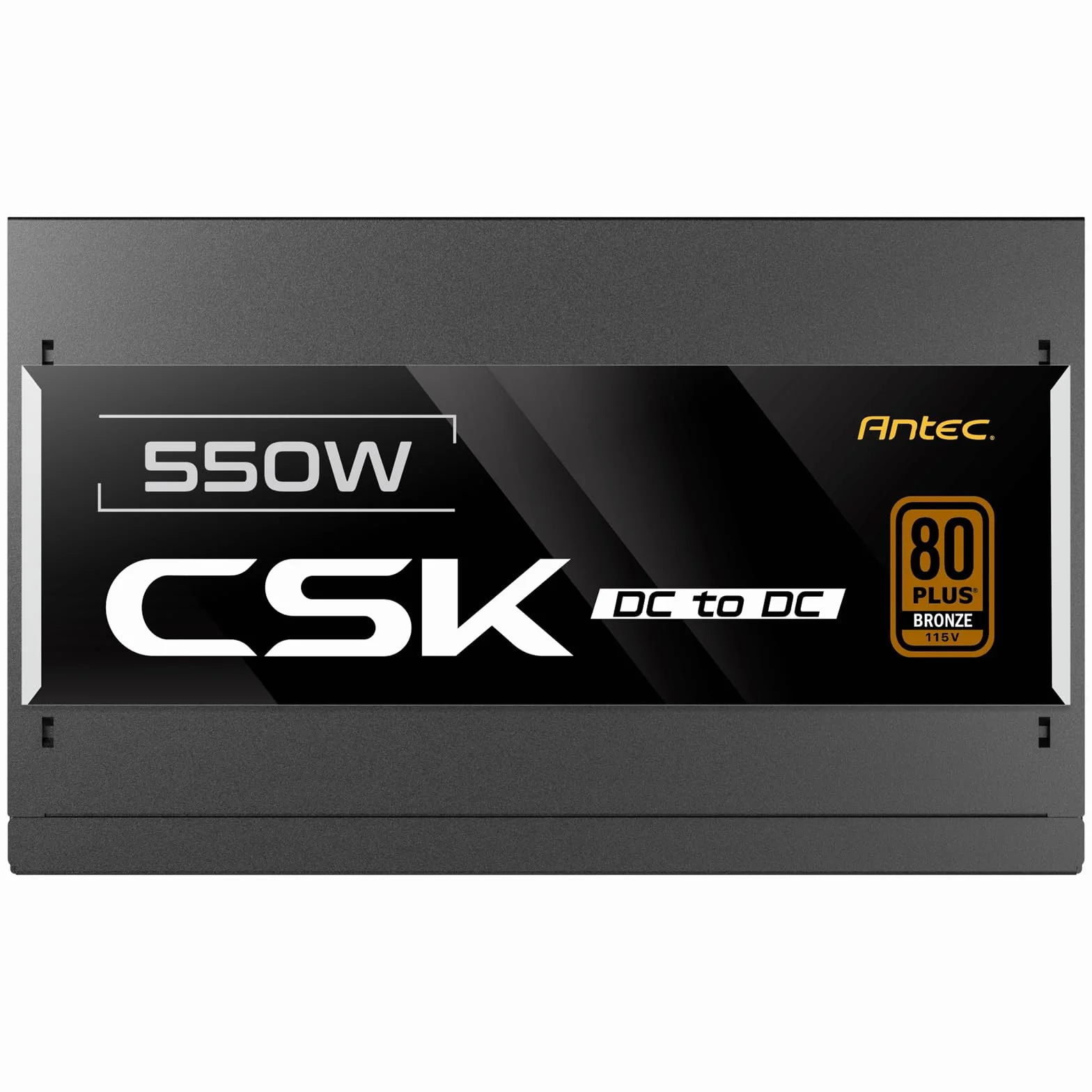 ANTEC CSK550DC 550W PC zasilacz sieciowy – kompatybilny z ATX 2.52, 80 Plus Bronze, cichy wentylator 120 mm, czarny