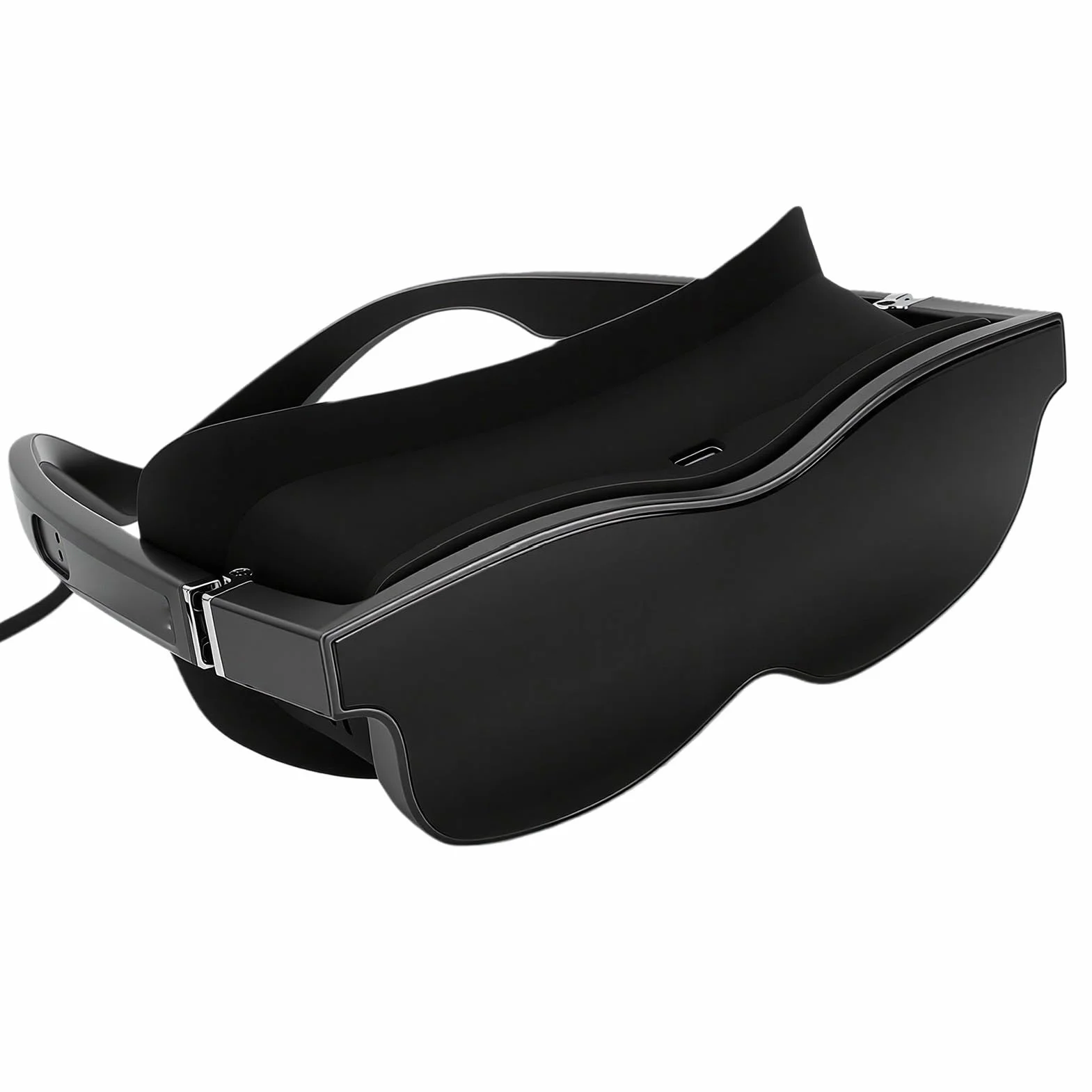 Okulary VR, Okulary 3D do Wirtualnej Rzeczywistości ze Słuchawkami do Oglądania Gier Filmowych, Pole Widzenia 70 Stopni, Wciągające Wrażenia Wizualne Wideo VR