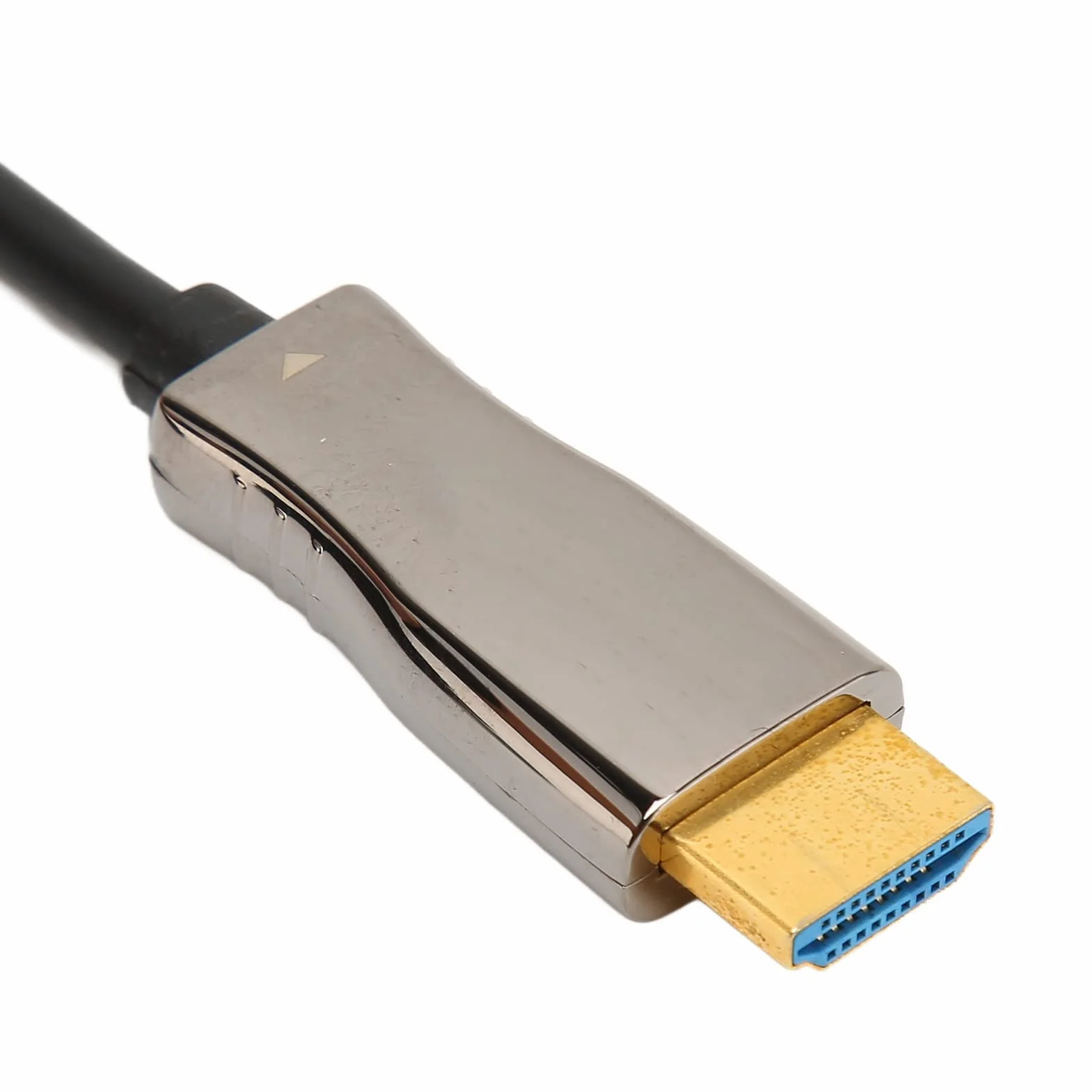 Qcwwy Kabel Interfejsu Multimedialnego 4K HD 2.1, Duża prędkość 18 Gb/s, Kabel Optyczny do Kontrolerów Gier, do Projektora (25 m / 82 stopy)