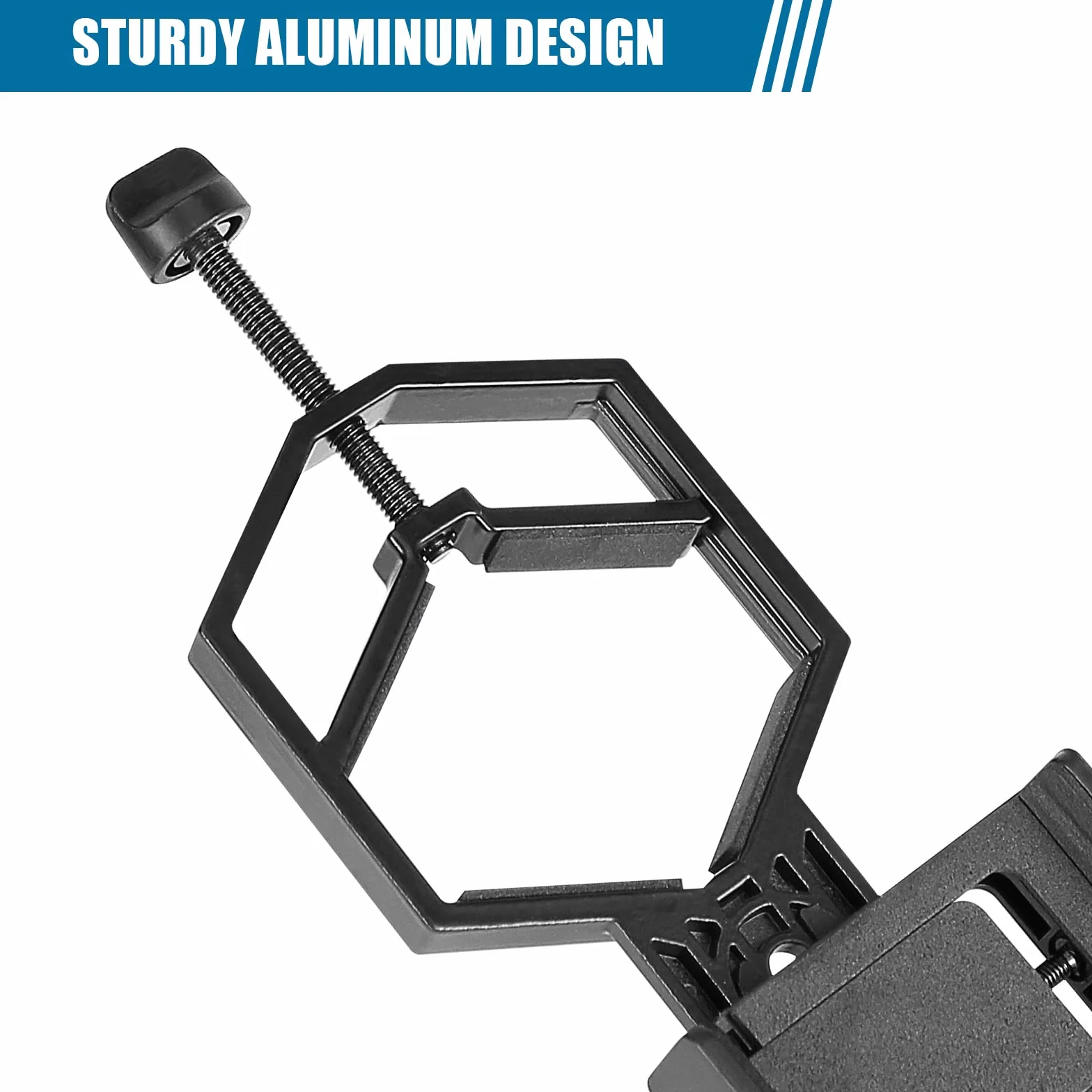 SOLOMARK Duży format uniwersalny adapter do telefonu do aparatu spektywnego/teleskopowego/mikroskopu/lornetki pasuje średnica okularu 32 mm -62 mm