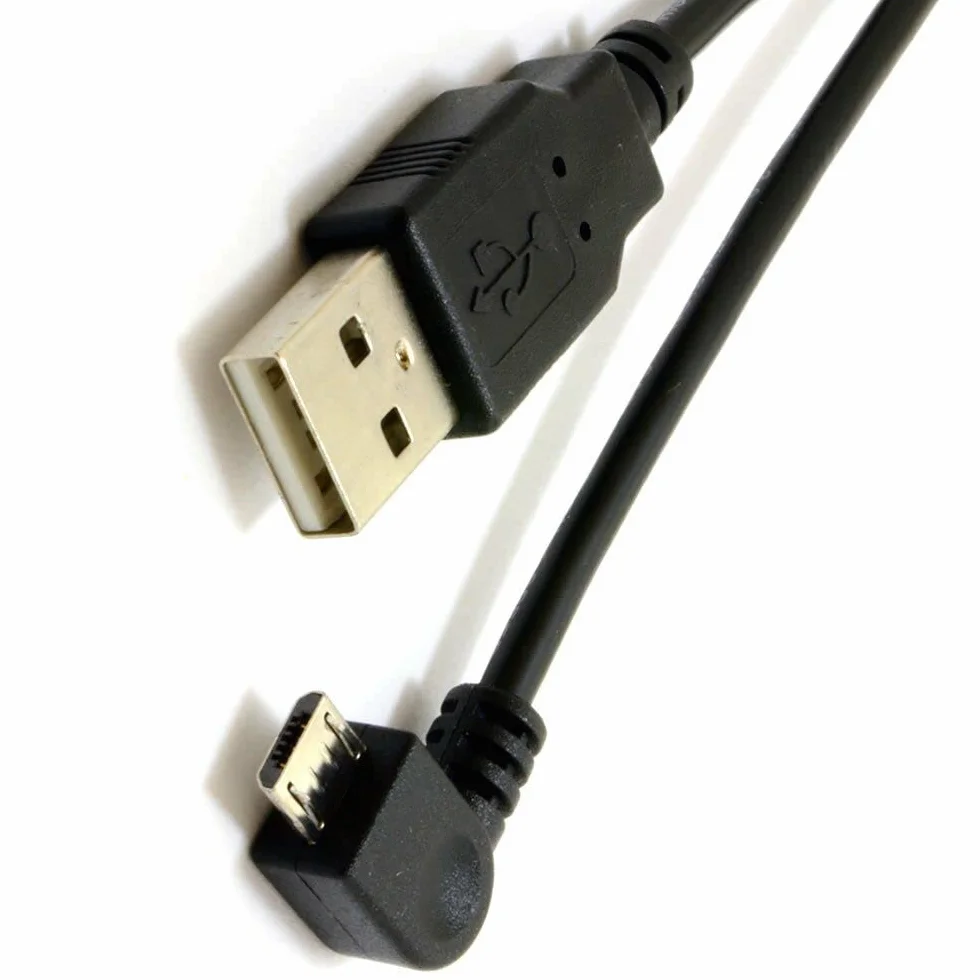 Mr. Gadget's Solutions 1 m kąt prosty kabel ładowarki micro USB do TomTom TRUCKER 6000 nawigacja satelitarna