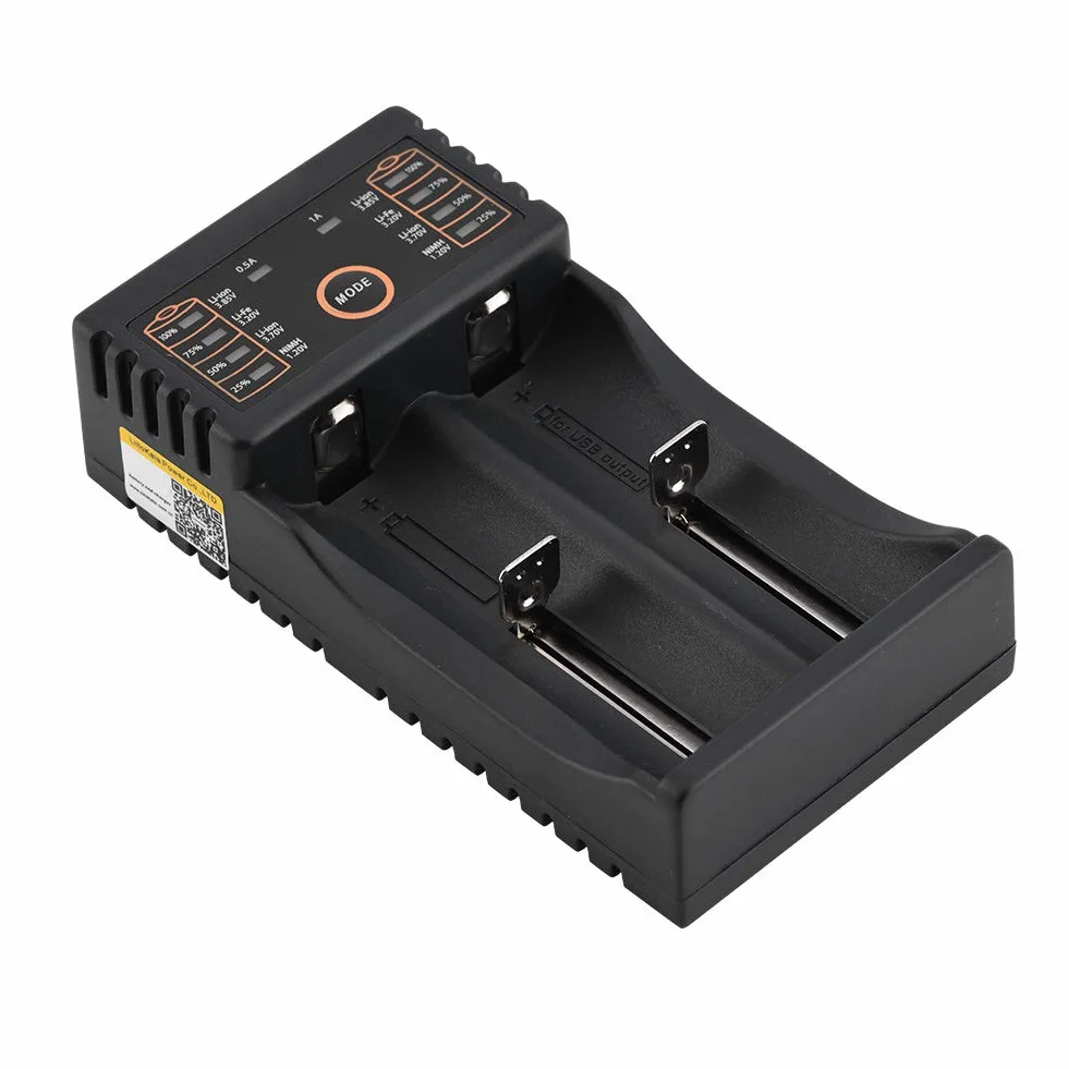 Ładowarka Liitokala, Uniwersalna Inteligentna ładowarka USB Lii-202 do /18490/18350/17670/17500/16340 (RCR123)