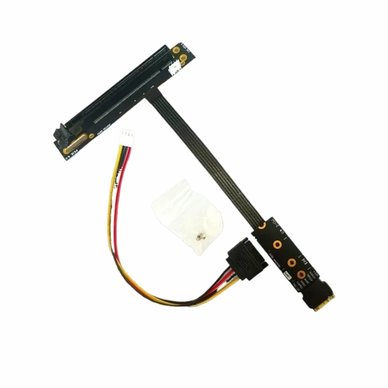 64 Gbps M.2 NVMe do PCIE x16 4.0 Graphics GPU Adapter Kabel M.2 M Key-M SSD do PCI-E 4.0 X4 ES CPU Riser Jumper Extender
