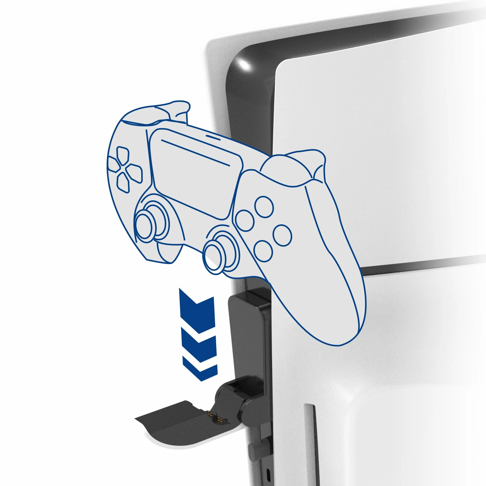 Freaks and Geeks Mini podstawka ładująca do kontrolera Playstation 5 DualSense Edge - PS5 - PS5 Slim