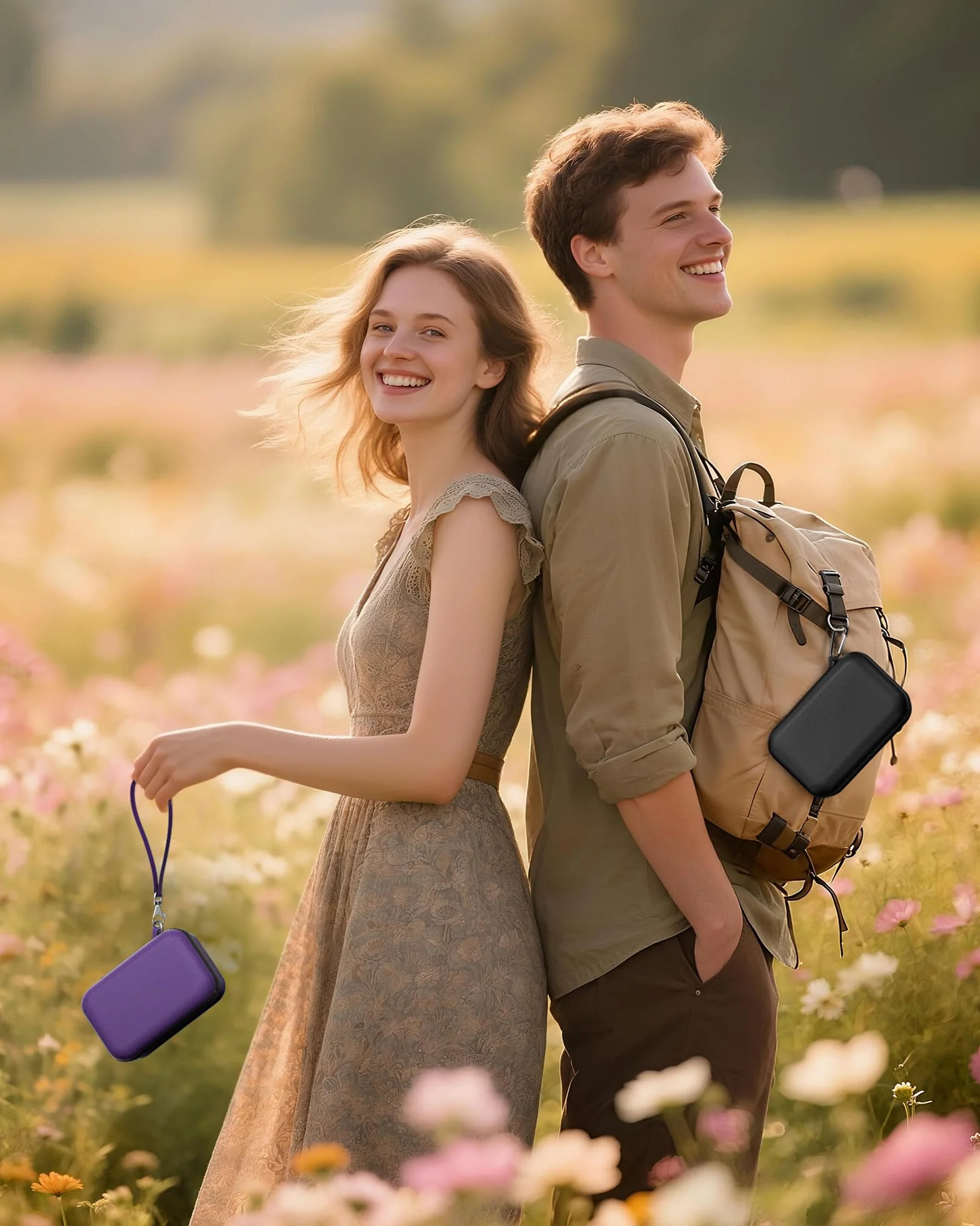 ProCase Przenośne etui podróżne do JBL Go 4 Go 3 Eco Ultra, wodoodporne pudełko z twardą obudową