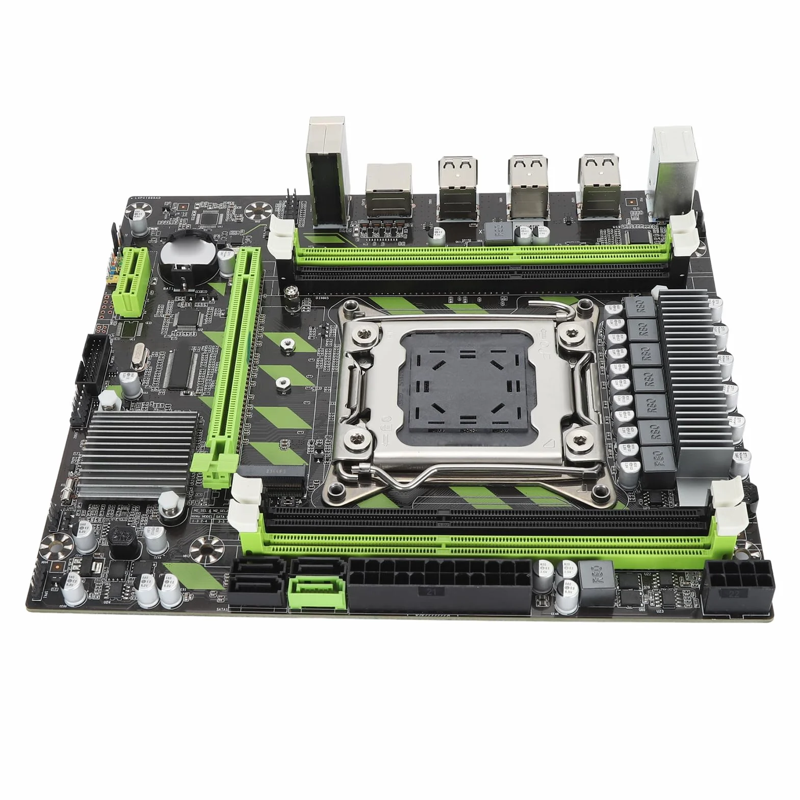 Płyta Główna do Komputera Stacjonarnego LGA 2011 DDR3, Płyta Główna X79 Micro ATX ze 128 GB, 6xUSB2.0 2xSATA2.0 1xSATA3.0, PCIEx16, PCIE M.2, Płyta Główna Komputera LGA 2011 X79