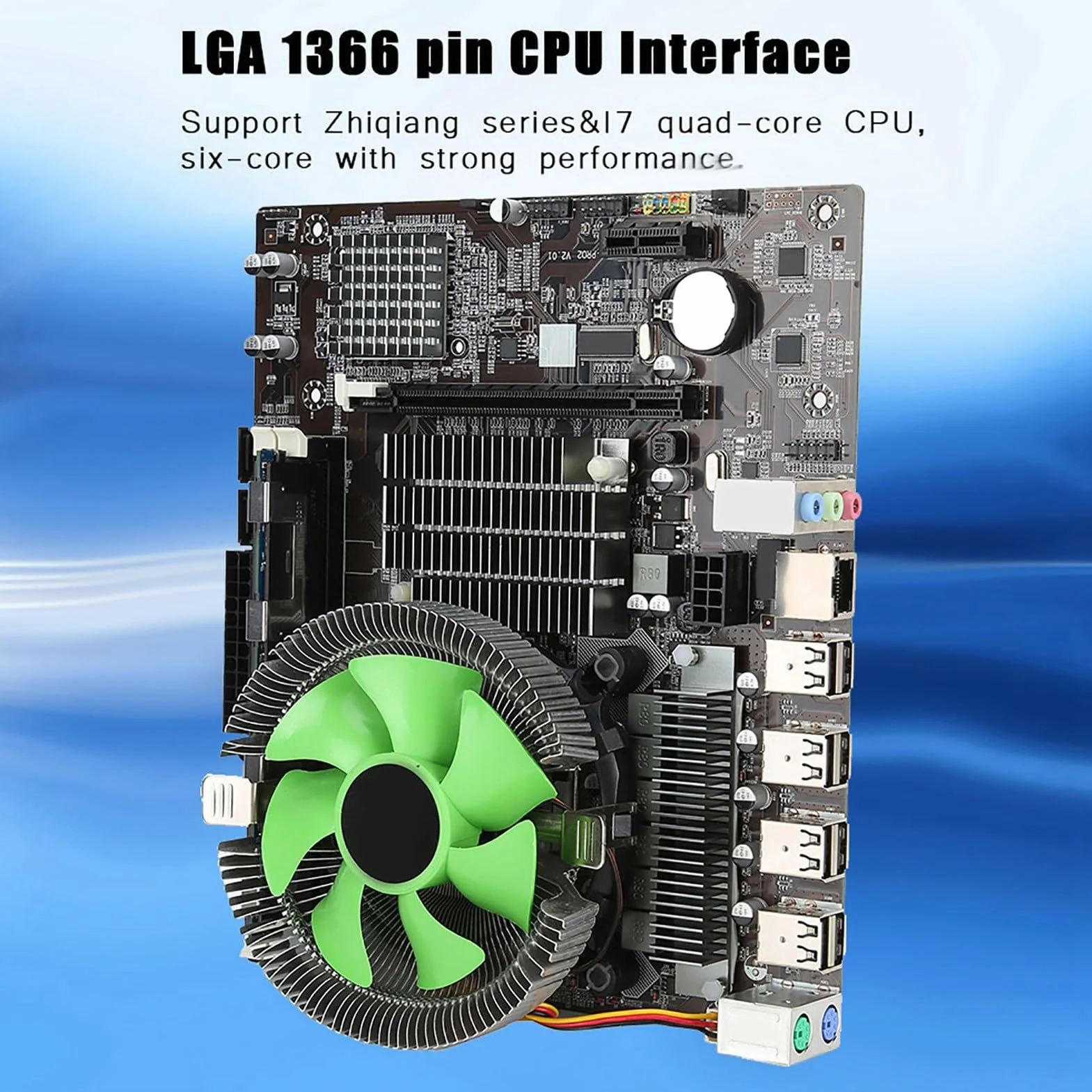 Zestaw Płyt Głównych Do Komputerów Stacjonarnych X58 Z Procesorem X5650 I Pamięcią 8 GB, Zestaw Płyt Głównych LGa 1366 I Zestaw Płyt Głównych Do Komputerów Stacjonarnych, Płyty Główne Do Komputerów St