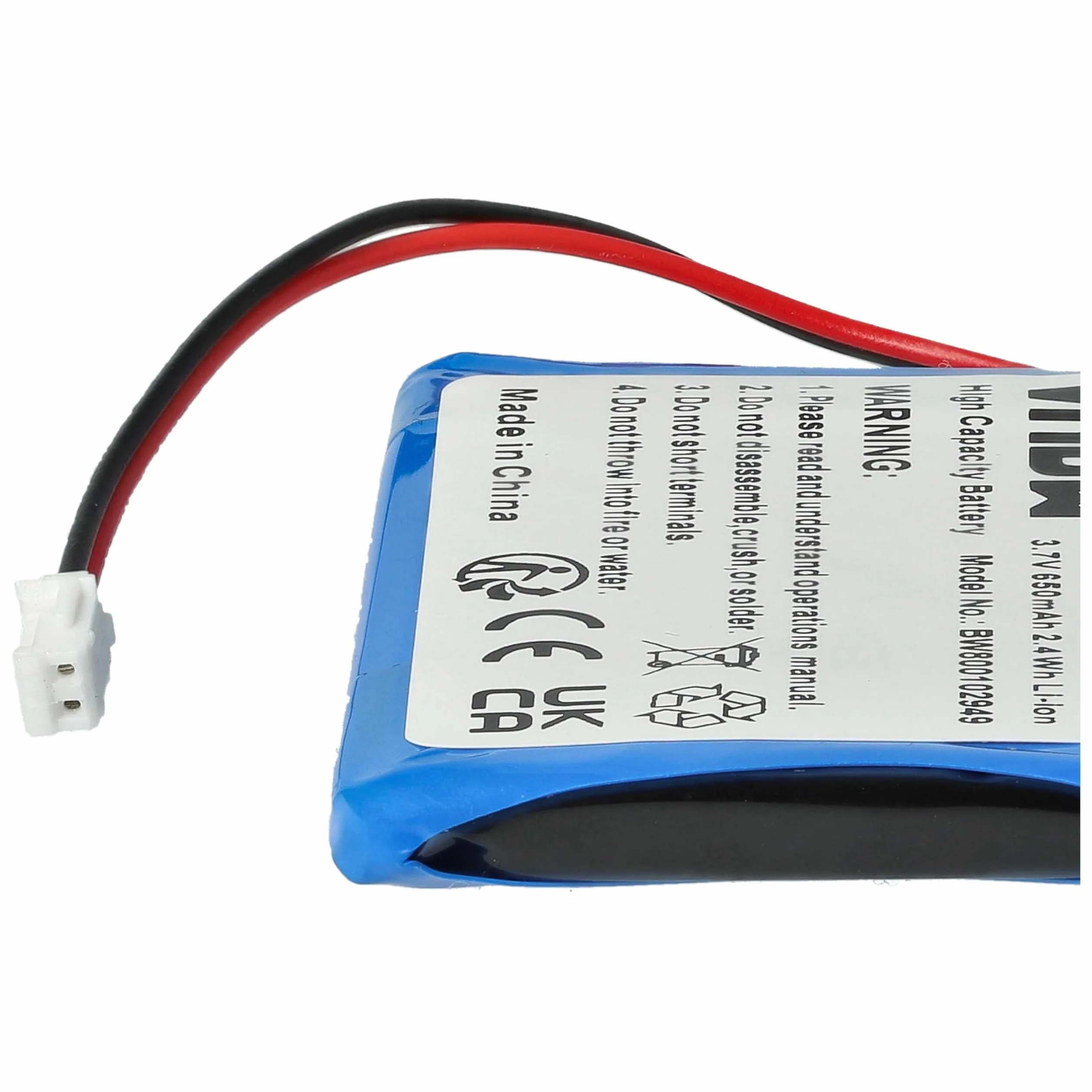 Akumulator kompatybilny z Ascom D43, R1D bezprzewodowy telefon stacjonarny 650mAh 3,7V Li-Ion