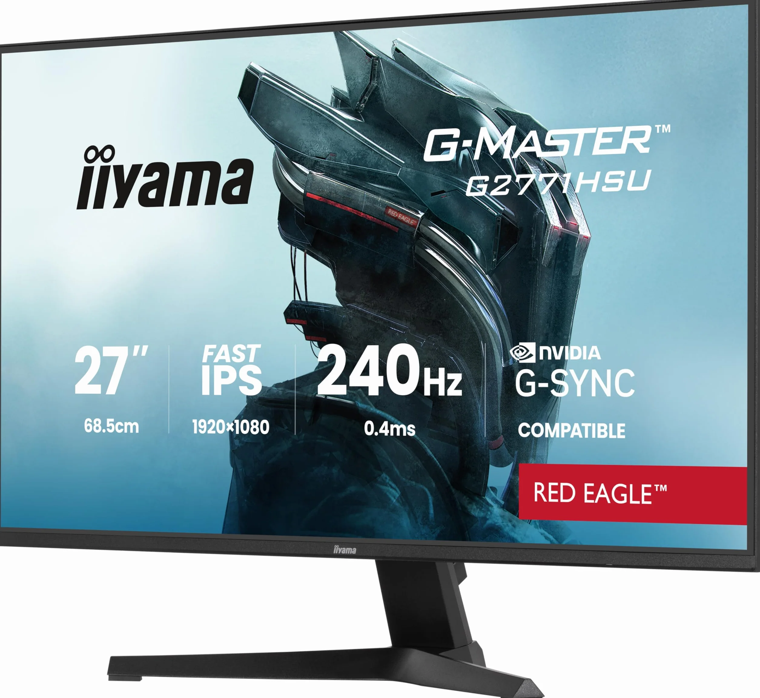iiyama G2771HSU-B1-27 IPS, 1920x1080/240Hz, 2H1DP, USB-hub