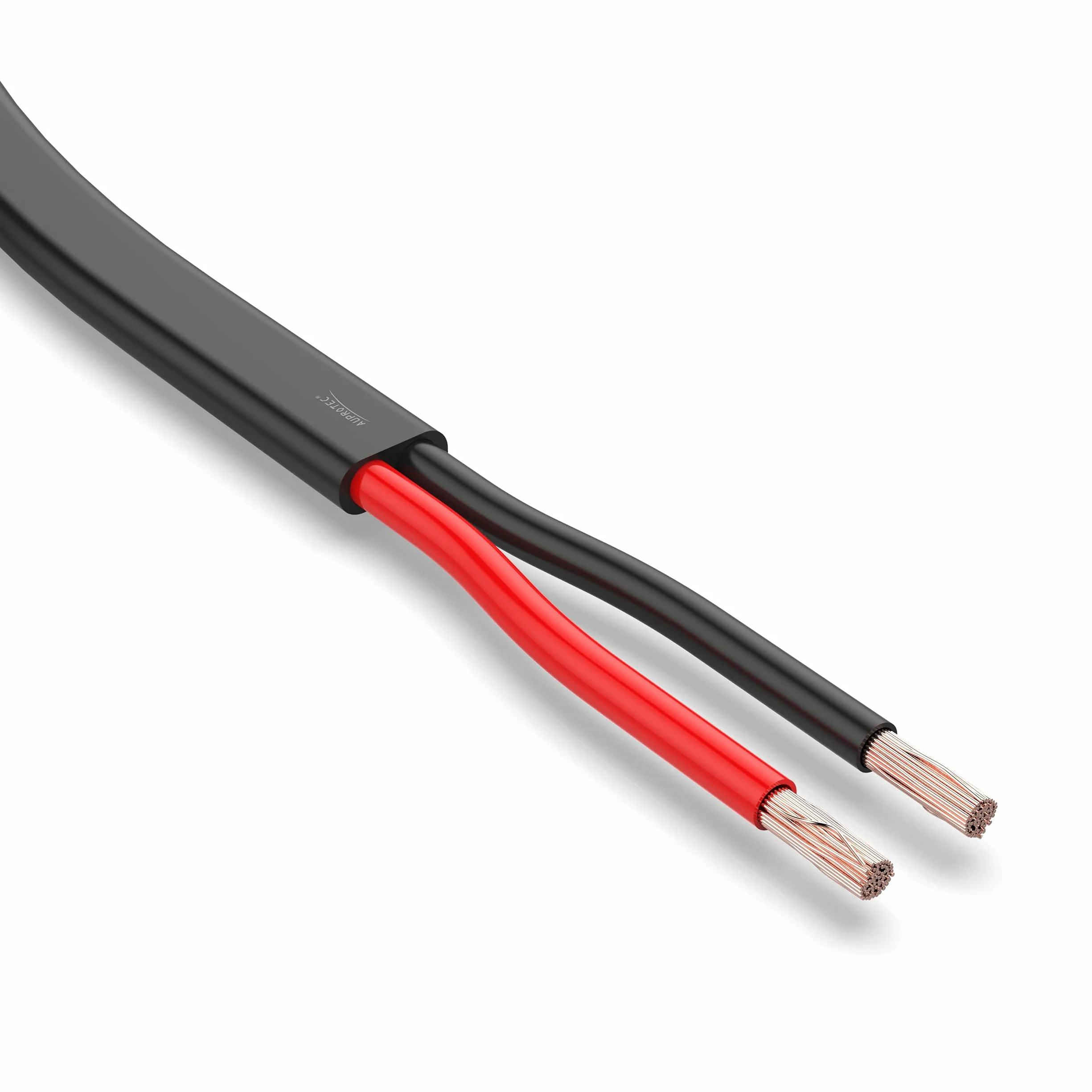 5m przewód samochodowy 2 x 2,5 mm², płaski 2-żyłowy kabel elektryczny FLRYY do przyczepy samochodowej