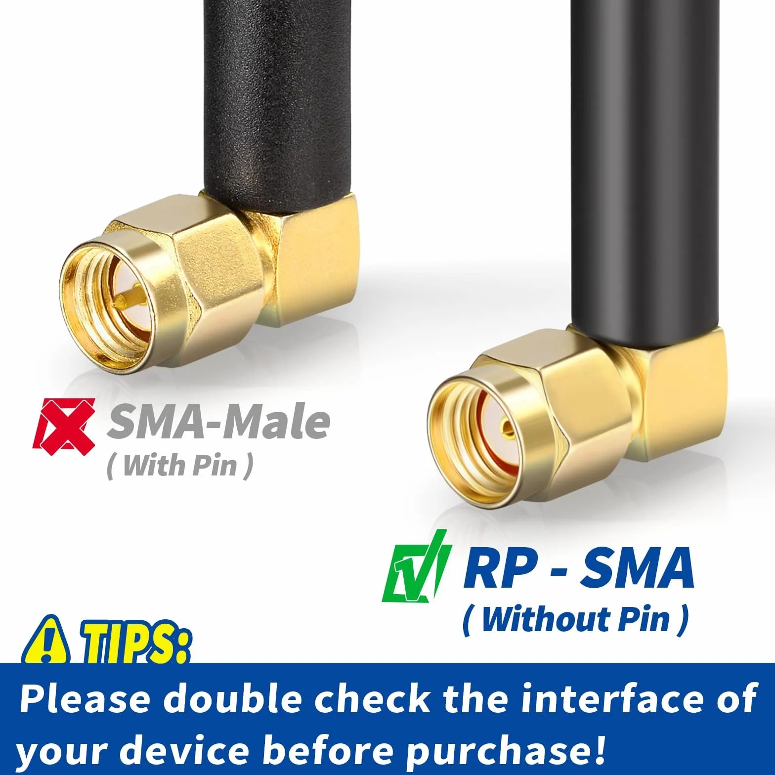 Bingfu Mini Antena WiFi Powietrzna 2.4GHz 5GHz 2dBi Antena MIMO z Prostym Złączem RP-SMA Samce 2-Pack dla Karty Sieciowej Routera WiFi Adaptera USB Monitora Nadzoru Wideo