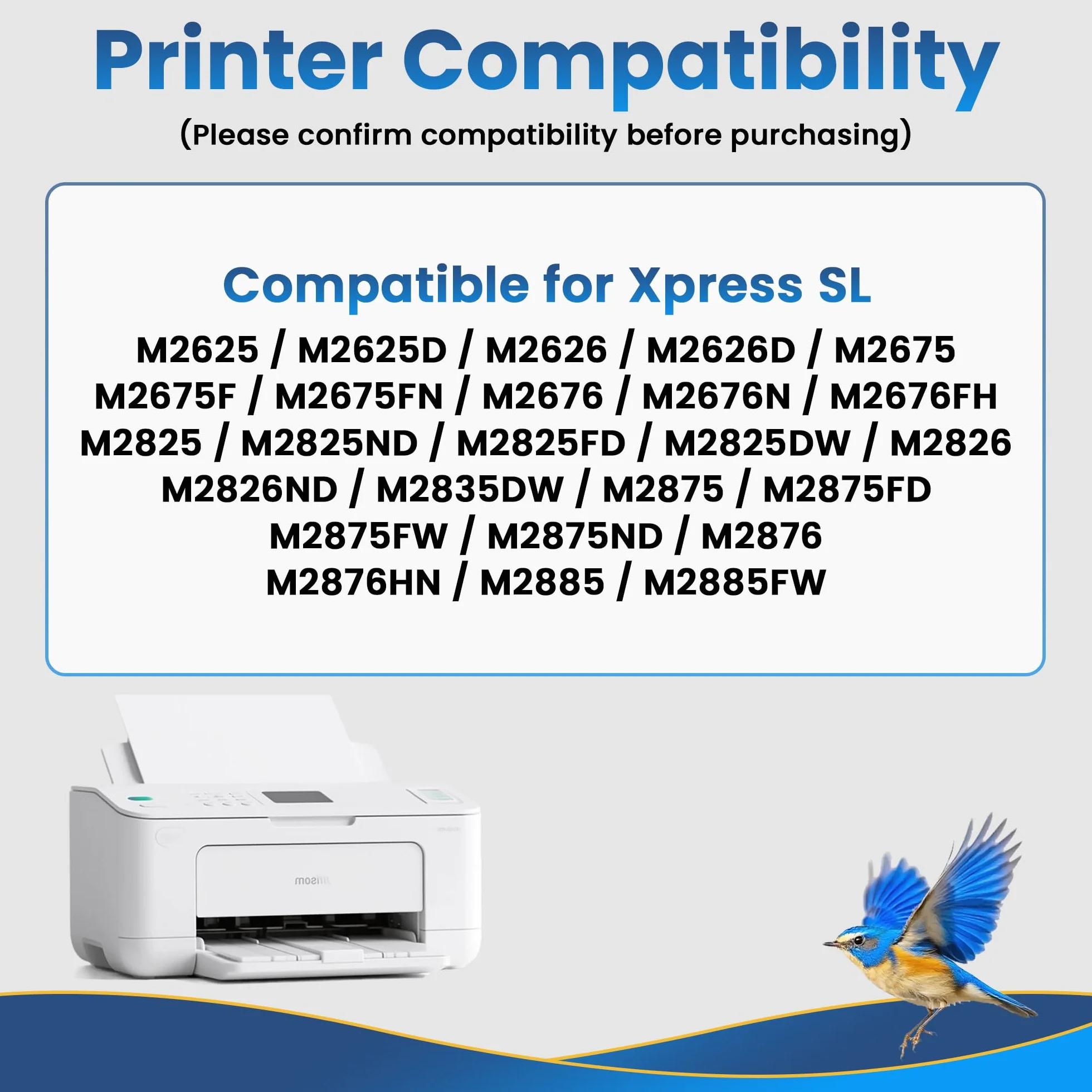 Toner MLT-D116L D116L do Samsung Xpress M2675FN toner, 2 czarne | Toner do Samsung MLT-D116L MLT-D116S M2885FW M2825ND M2625D M2875FD M2835DW M2875FW M2825DW M2825DW M2825 M2885 M2875