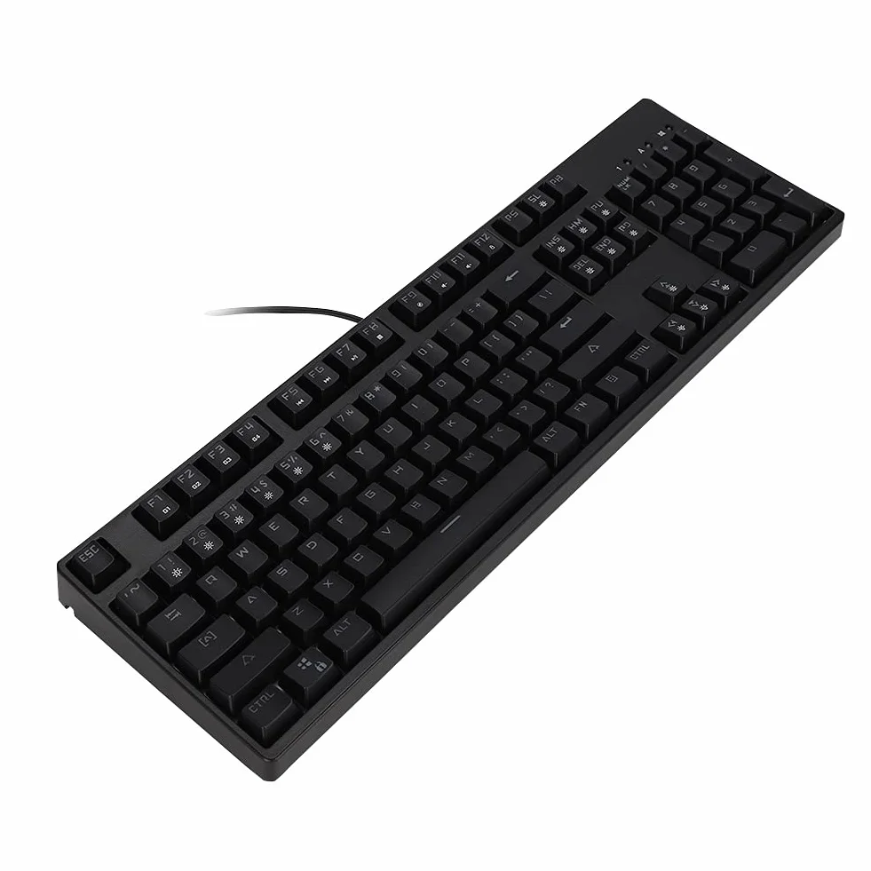 KUIDAMOS M-8 104 Klawisze Klawiatura Mechaniczna Ergonomiczna Konstrukcja Przewodowa Podświetlenie RGB do Gier Biurowych Materiał ABS