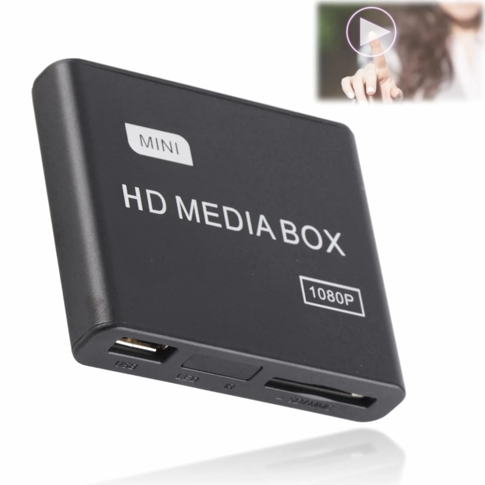 Mini Box Full HD 1080p Odtwarzacz Multimedialny mediaplayer hdmi Szeroka Kompatybilno??, Doskona?e Dekodowanie, Pi?kny Wygl?d, Wtyczka Europejska dla Telewizora Streamingklienter