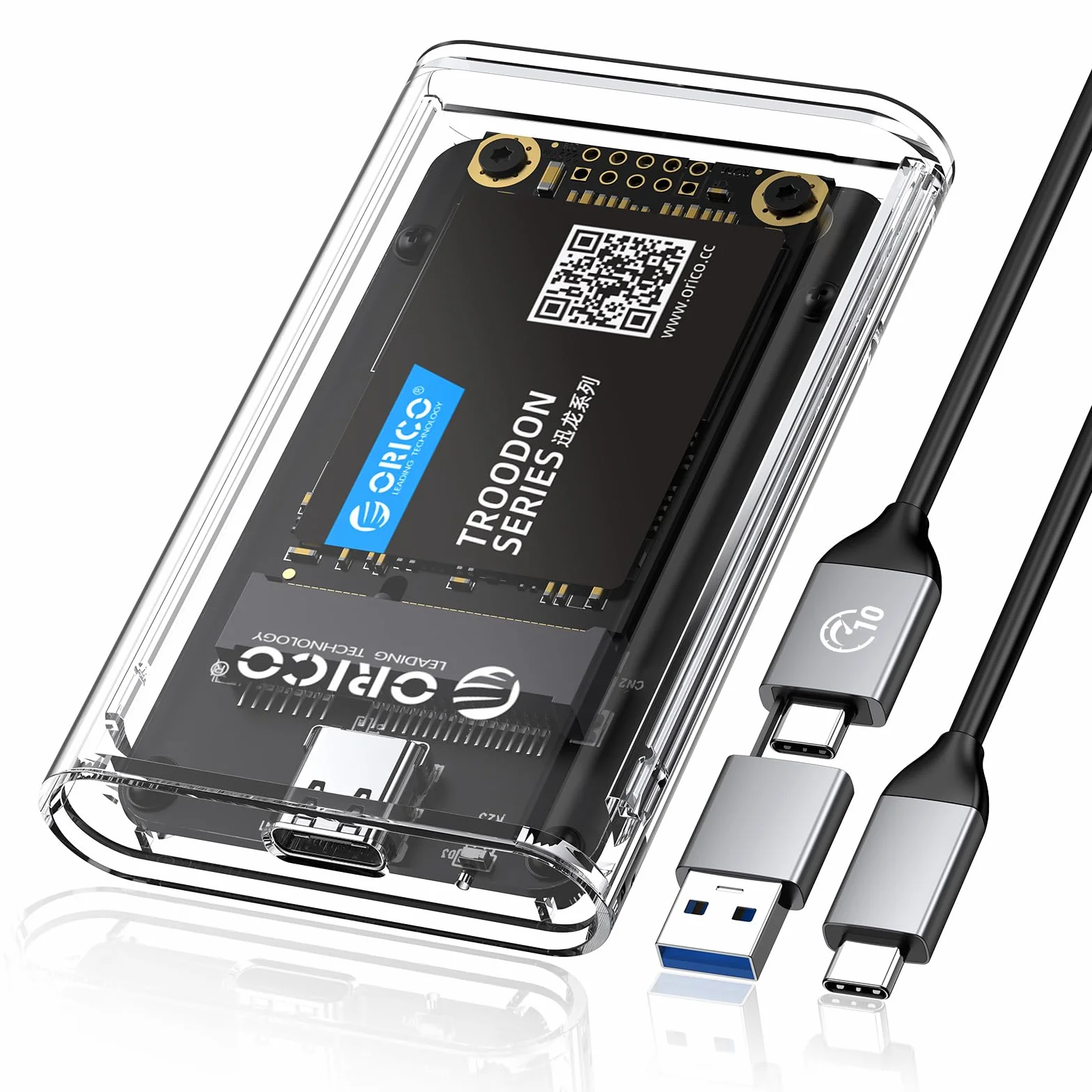 ORICO mSATA SSD adapter USB 3.0 5 Gbit/s beznarzędziowa obudowa 2 TB Max-TC10