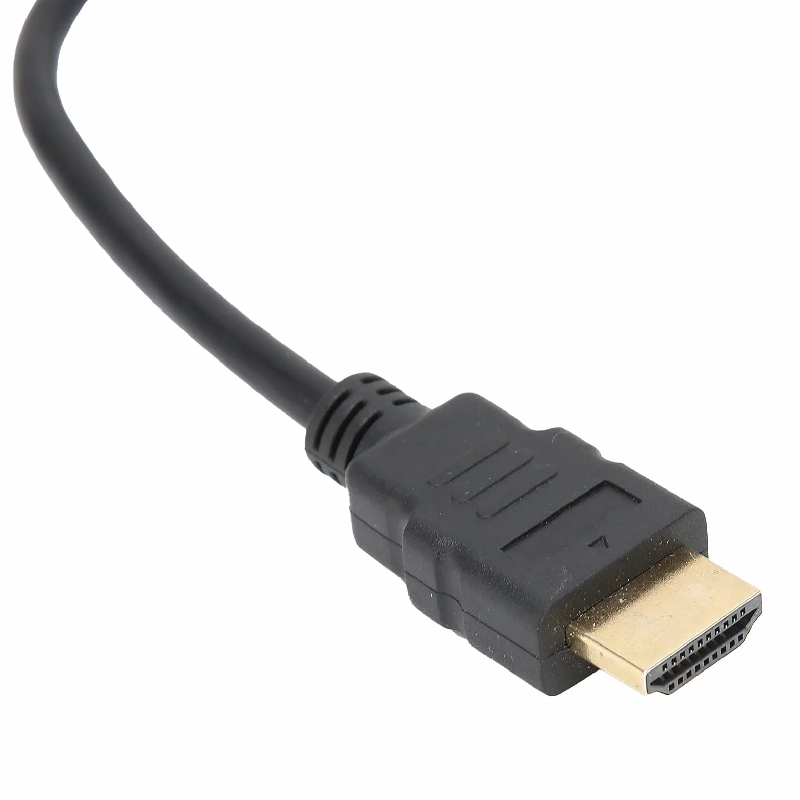 Adapter HDMI do VGA, Rozdzielacz HDMI 1 Wejście 2 Wyjście, Podwójny Wyświetlacz 1080P Konwerter HDMI na HDMI VGA Czarny