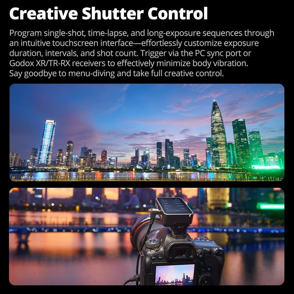 Godox X3 Pro-O X3Pro O TTL Wireless Flash Trigger for Olympus, 2.4'' LCD Touchscreen,Built-in 2930mAh Li-ion Battery,2.4GHz Wireless X System with 3 Pro Shooting Modes,APP Support,USB-C Fast Charging