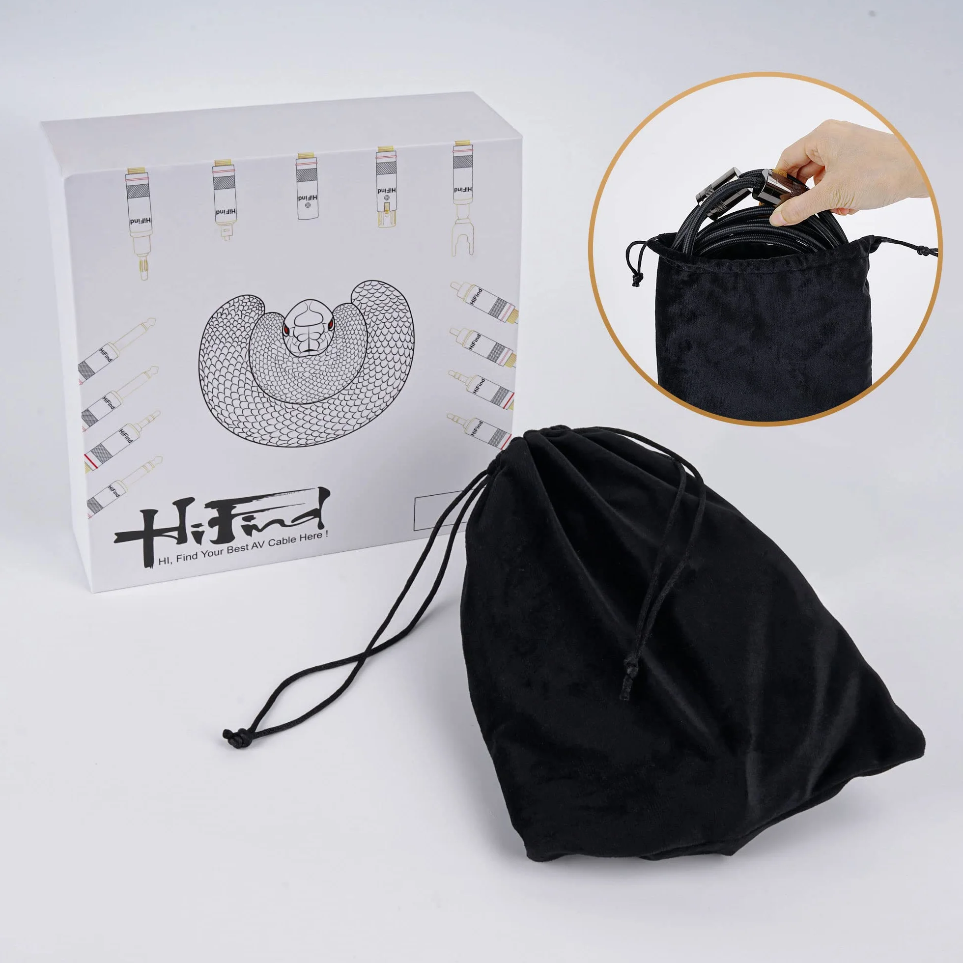 HiFind Kabel AUX 3,5 mm (prawdziwy dźwięk Hi-Fi, posrebrzany, miedziany, sprężynowy, ekranowany SR), pomocniczy kabel audio stereo, pleciony przewód AUX 3,5 mm do słuchawek, samochodu, domowego stereo