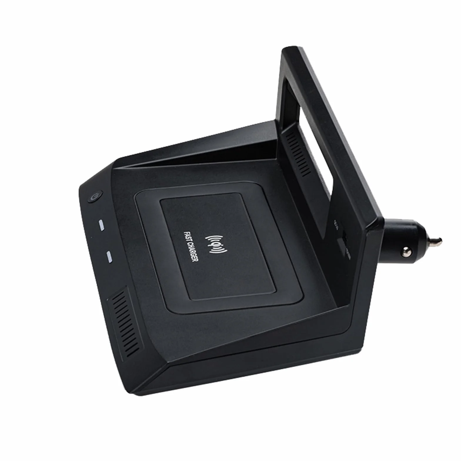 Ładowarka bezprzewodowa Qi do samochodów, VW, Tiguan, MK2, Allspace Tharu Uchwyt na płytkę szybkiego ładowania telefonu komórkowego Akcesoria Podwójny adapter ładowarki samochodowej USB