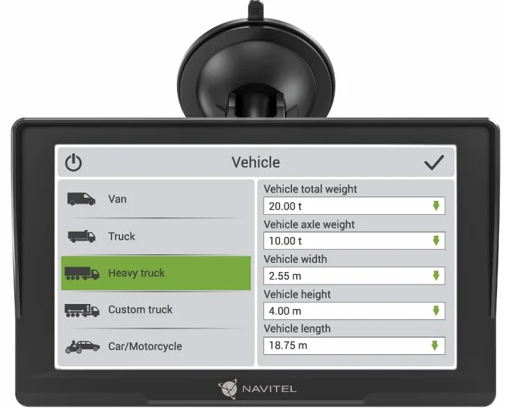 Nawigacja Gps Navitel NA CIĘŻARÓWKI E777 Truck TIR