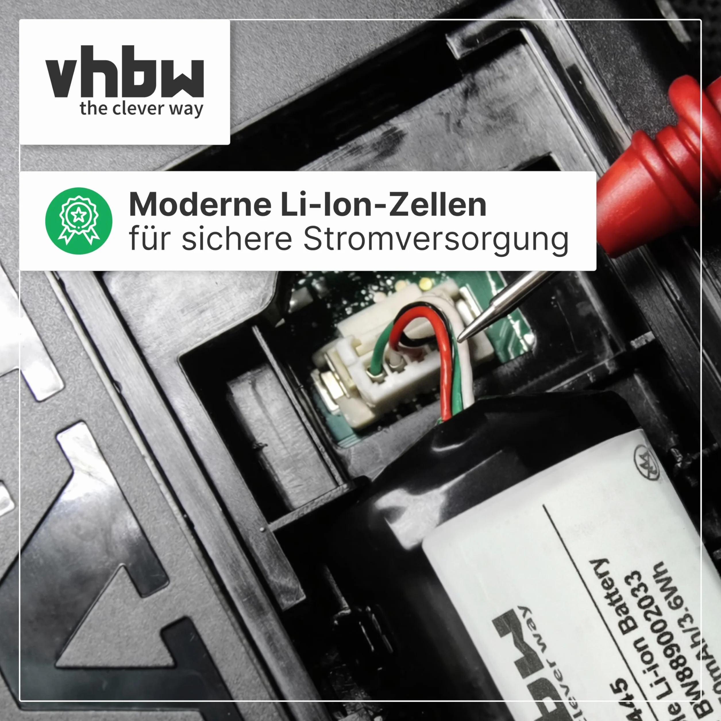 vhbw Akumulator kompatybilny z Audi A6 S6 Avant qu. 2016-2017 Auto (1,49 Ah, 7,3 V, litowo-jonowy)