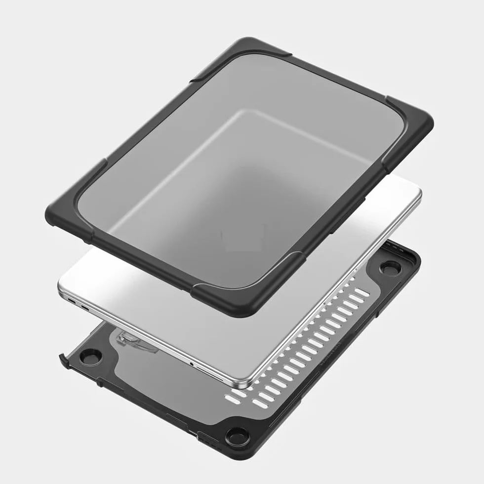 Hard PC+TPU Laptop Cases Suitable For Macbook Neo 13 2026 A3404 | Bracket-Style Heat-Dissipating Shock-Resistant Protective Case