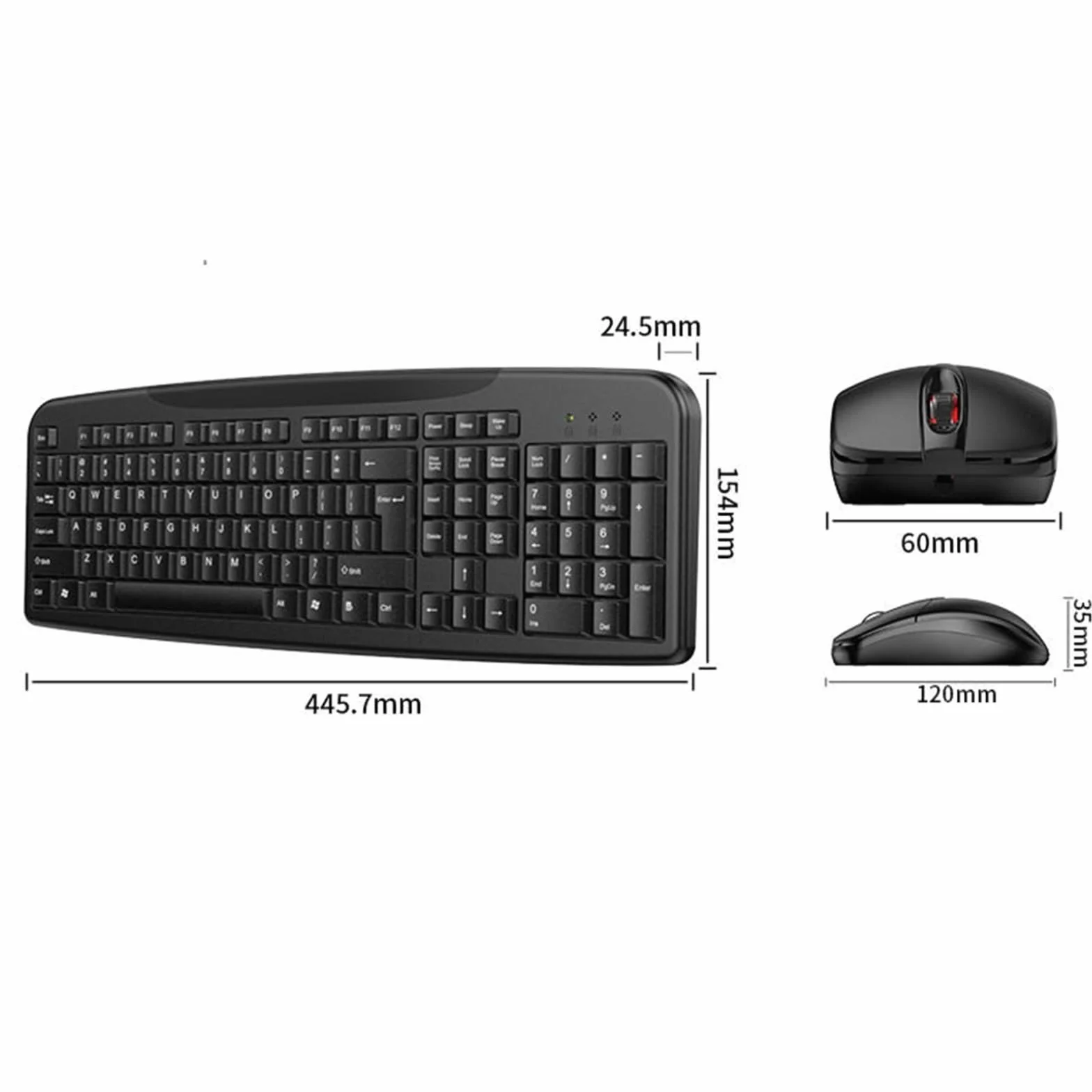 Klawiatura i Mysz Combo Zestaw Klawiatur Ergonimcal Keyboard Przenośna Klawiatura USB Profesjonalna Klawiatury Komputerowe Klawiatura Komputerowa