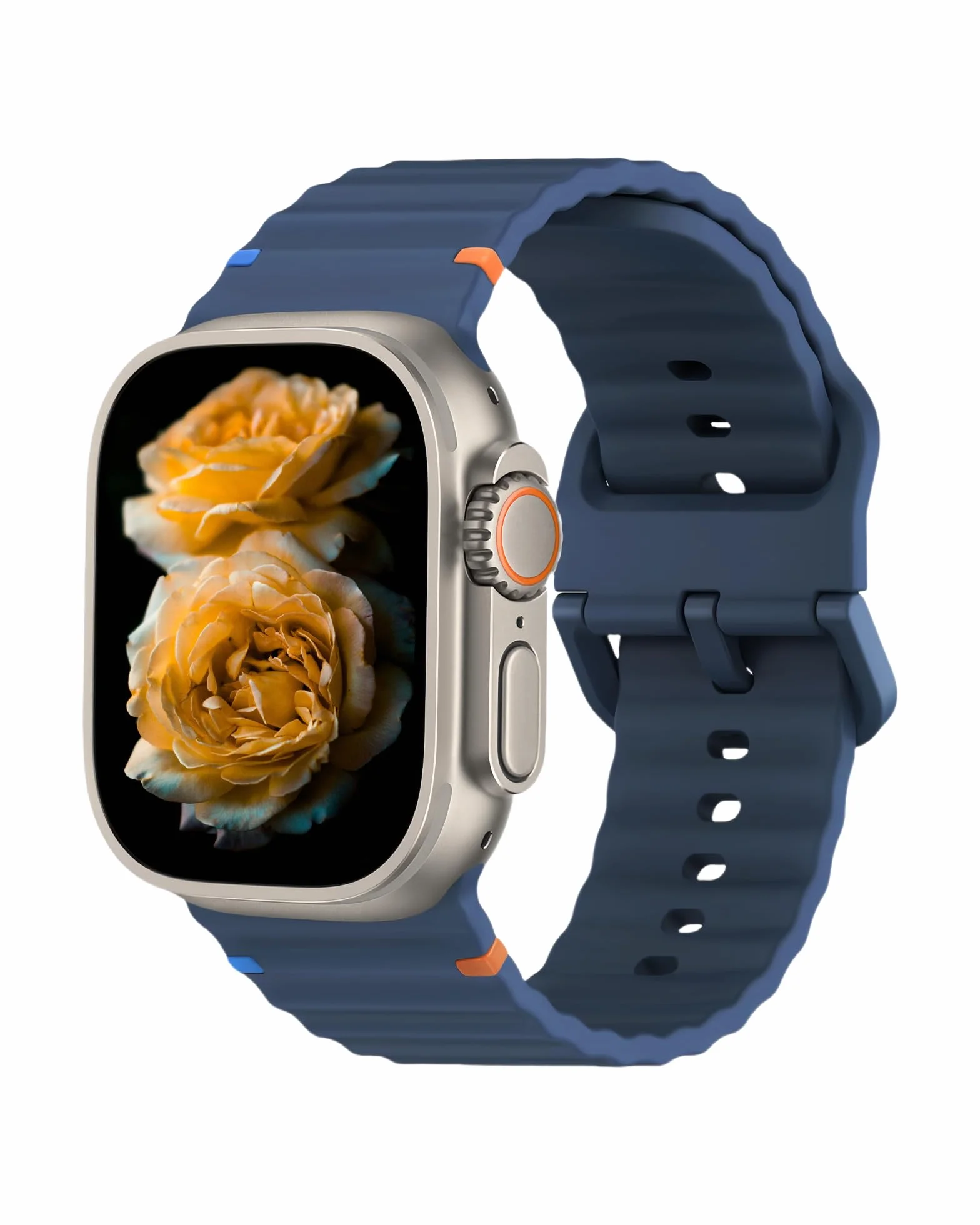 Miękki pasek sportowy z silikonu – Compatible with Apple Watch Ultra3/2/1 SE3/2/1 Series11/10/9/8/7/6/5/4/3/2/1 zamienniczy wodoodporny dla (38/40/41/42/44/45/46/49mm)
