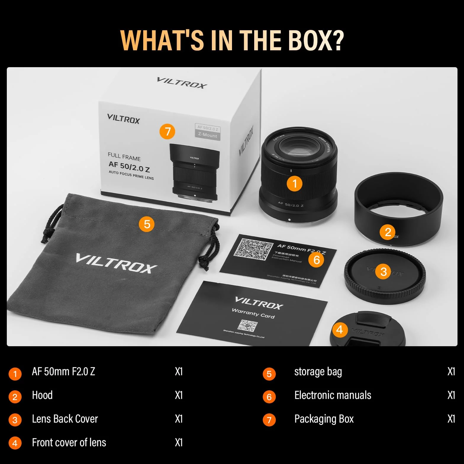 VILTROX 50 mm F2.0 Full-Frame STM autofokus obiektywy do aparatu for Nikon Z Mount, obiektyw aparatu, duża przysłona, kompatybilna z for Nikon Z9, Z8, Z7, Z6, Z5, Z50, Z30, ZFC