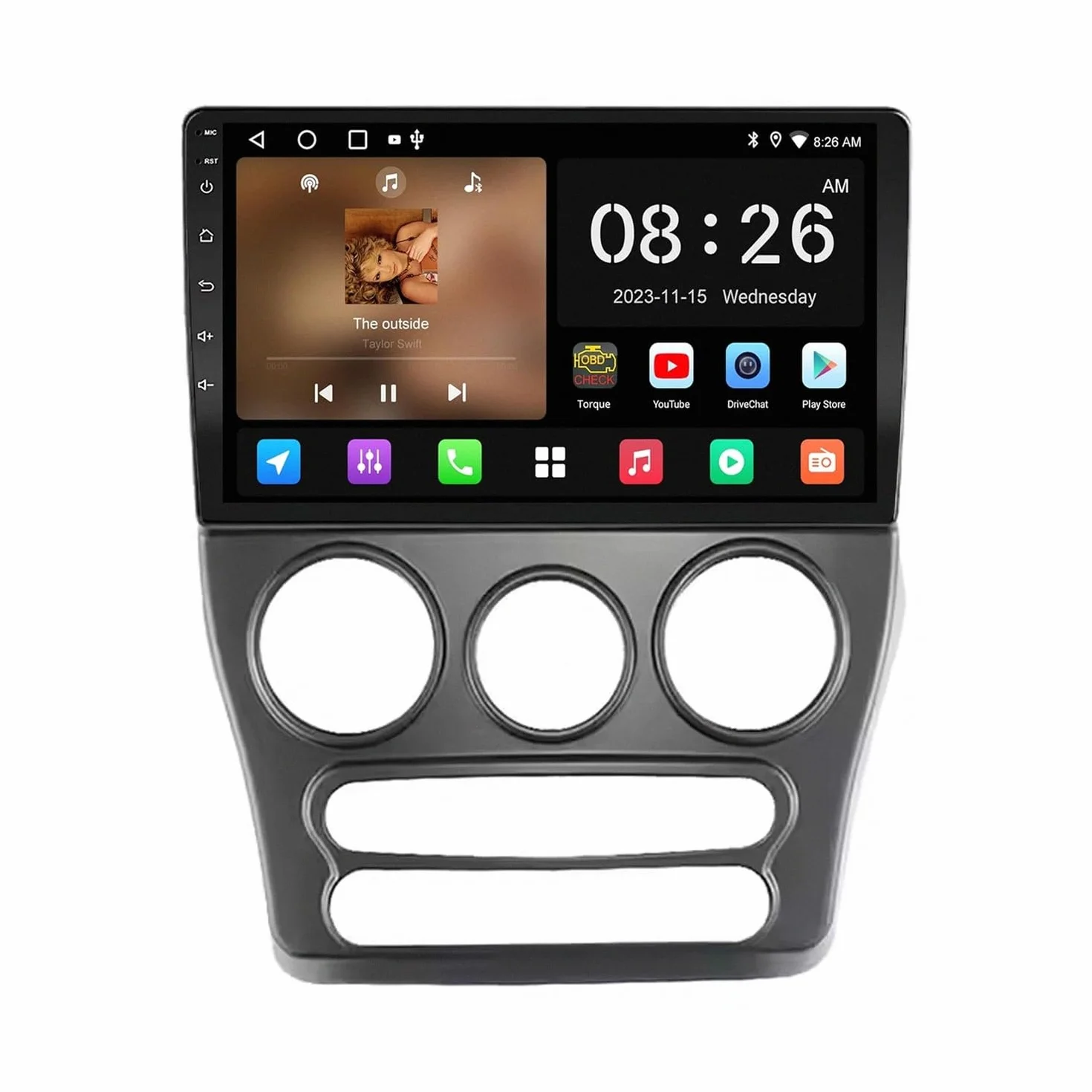 Car Stereo dla Chery QQ 2013-2019 Android 15 9 Inch Touch Screen Player with Mirror Link Swc For, 8 Core 8G+128G