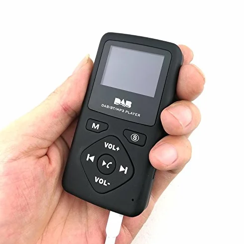 Kieszonkowe radio cyfrowe, Baceyong osobiste radio stereo FM ze słuchawkami MP3 Bluetooth głośnomówiące 4.0 32G, czarne, lekkie, kompaktowe, DAB/DAB 87,5-108 MHz
