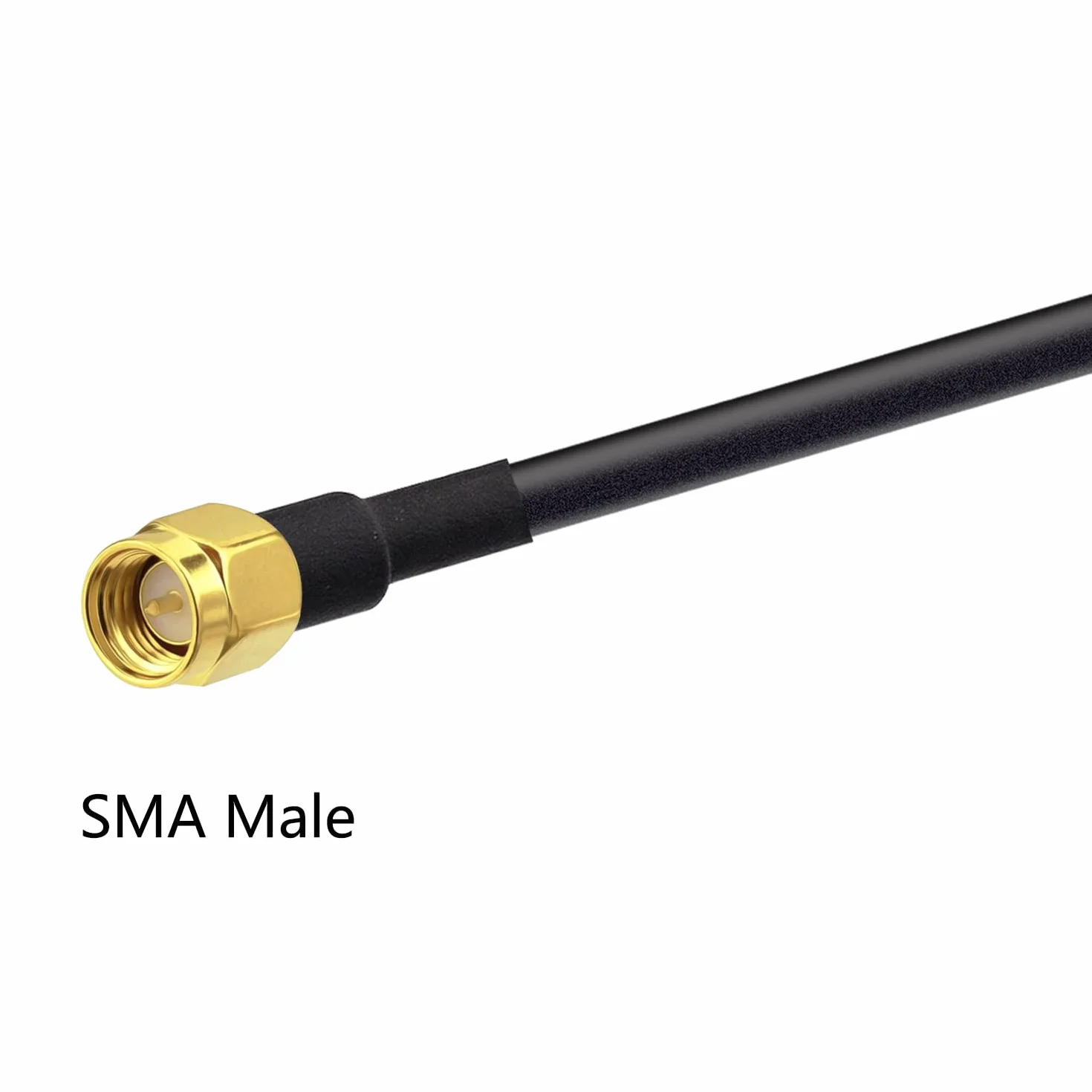 Vecys SMA Męski na BNC Męski Kabel Koncentryczny RF 50ohm SMA na BNC RG58 Kabel Połączeniowy 3ft/1m do Antena Ham Radio Bezprzewodowe Urządzenia LAN Radia Wi-Fi