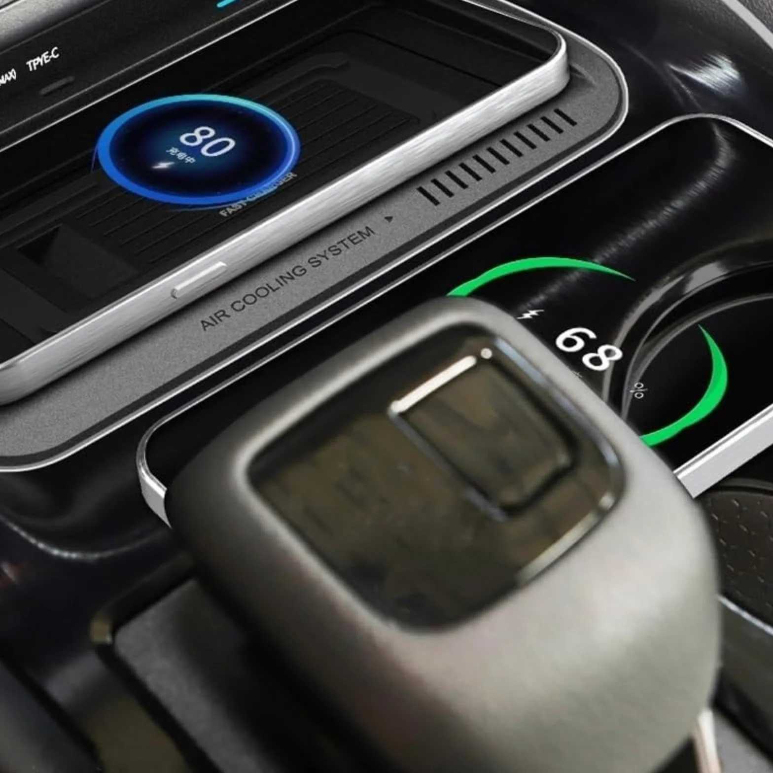dla Nissan, X Szlak 2014-2022 15W samochód Qi Wireless Charging Phone Ładowarka szybko uchwyt Plate Panel Bezprzewodowa ładowarka samochodowa do telefonu (For X Trail 14 20)