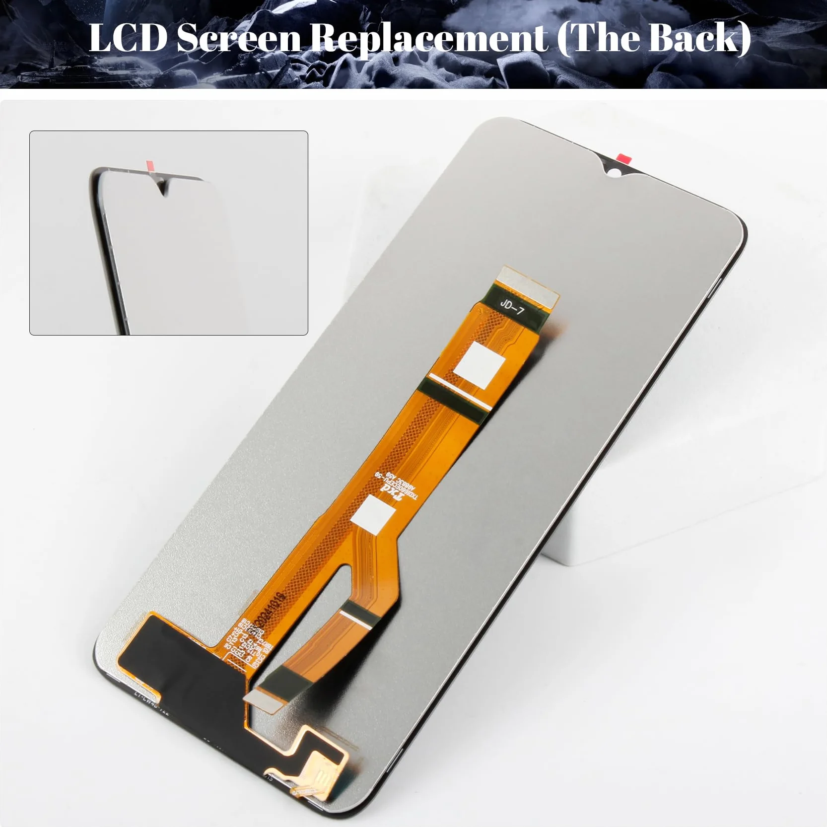 Dla Huawei Honor X6B ekran LCD zamiennik dla Huawei Honor X6B JDY-LX1 JDY-LX2 ekran dotykowy digitizer zestaw naprawczy bez ramki (czarny)