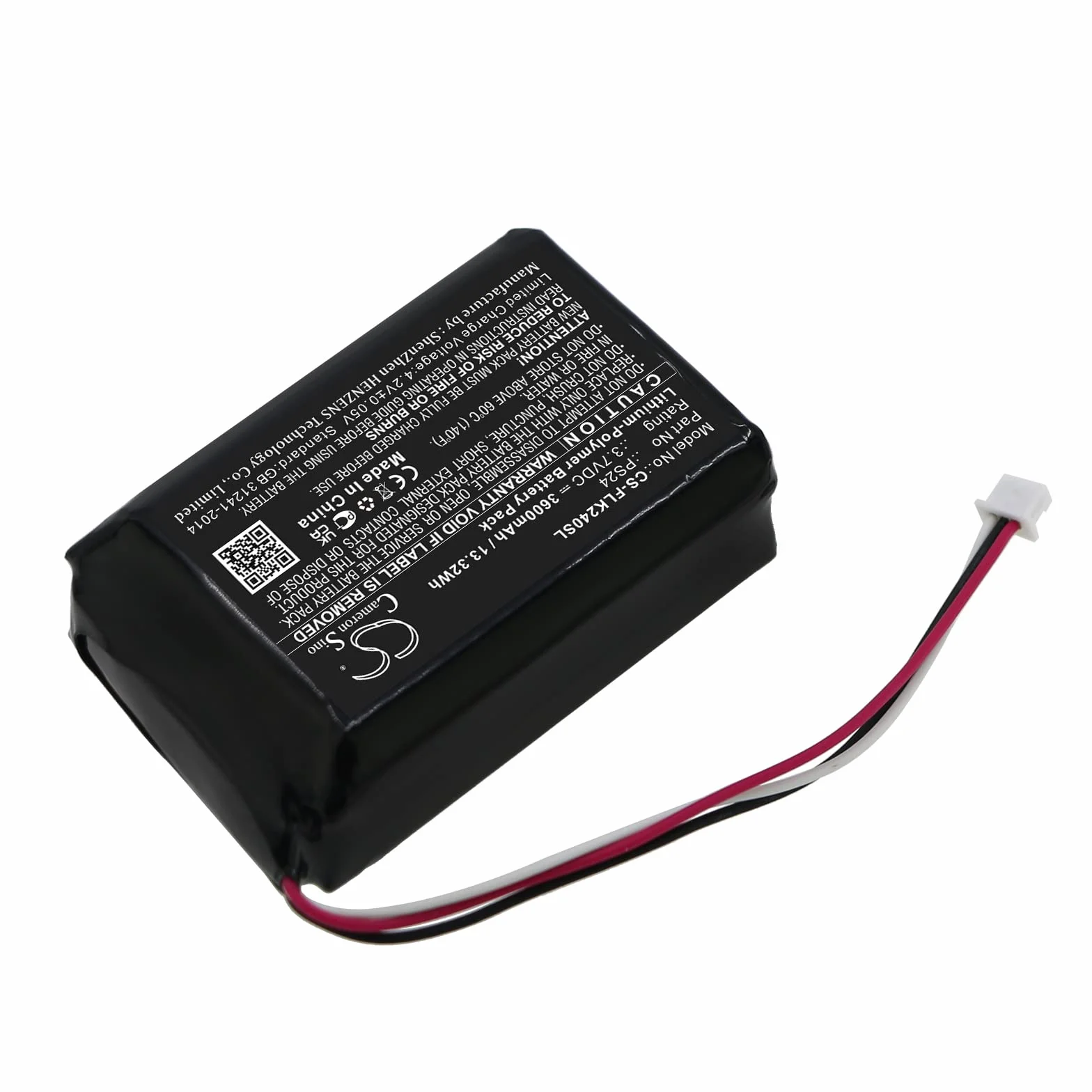 TECHTEK Bateria 3600mAh kompatybilny z [Flir] Scout 240 zastępuje 9136-08000-13, Li37-3600, PS24 FBA