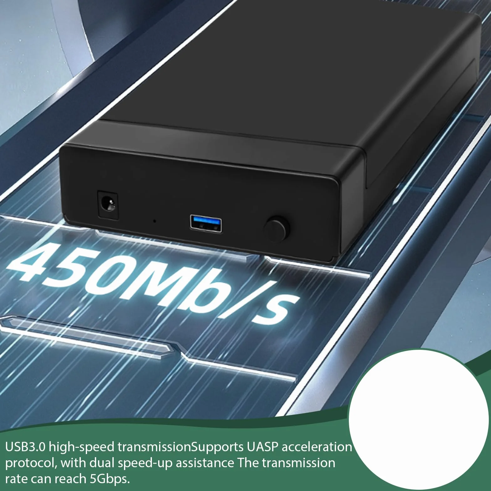 Stacja dokująca do dysków twardych: obudowa dysku twardego, USB3.0 USB-A i USB-C do 2,5 cala SATA HDD i SSD, 5 Gbps adapter do dysków twardych obsługuje UASP